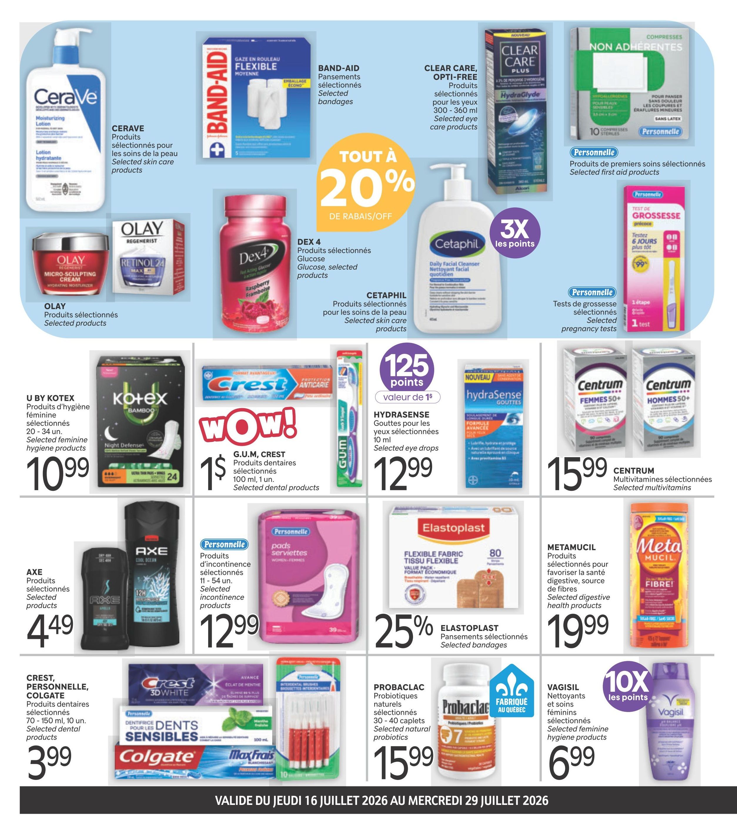 Brunet Clinique Flyer July 16 to 29