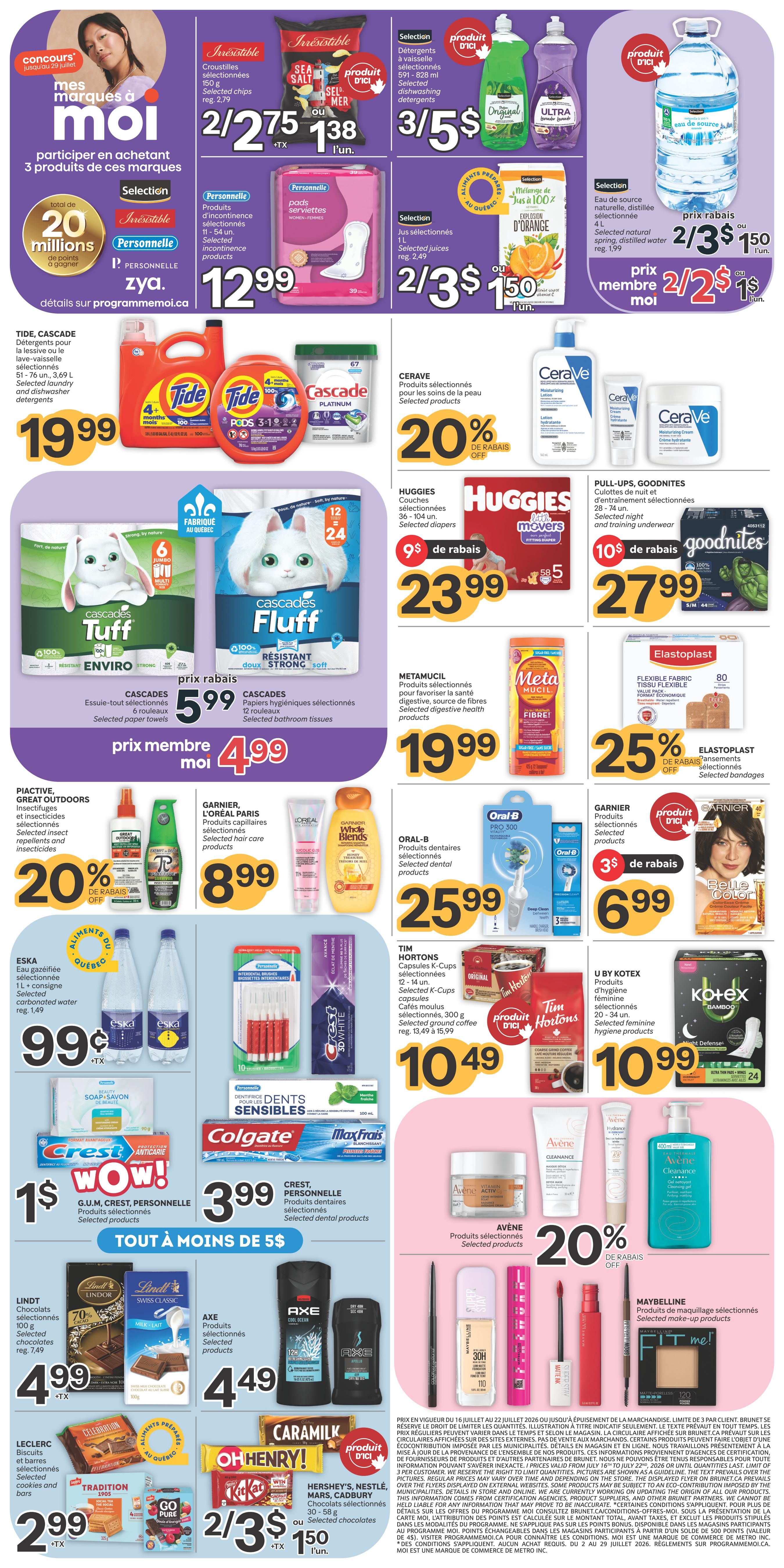 Brunet Flyer July 16 to 22