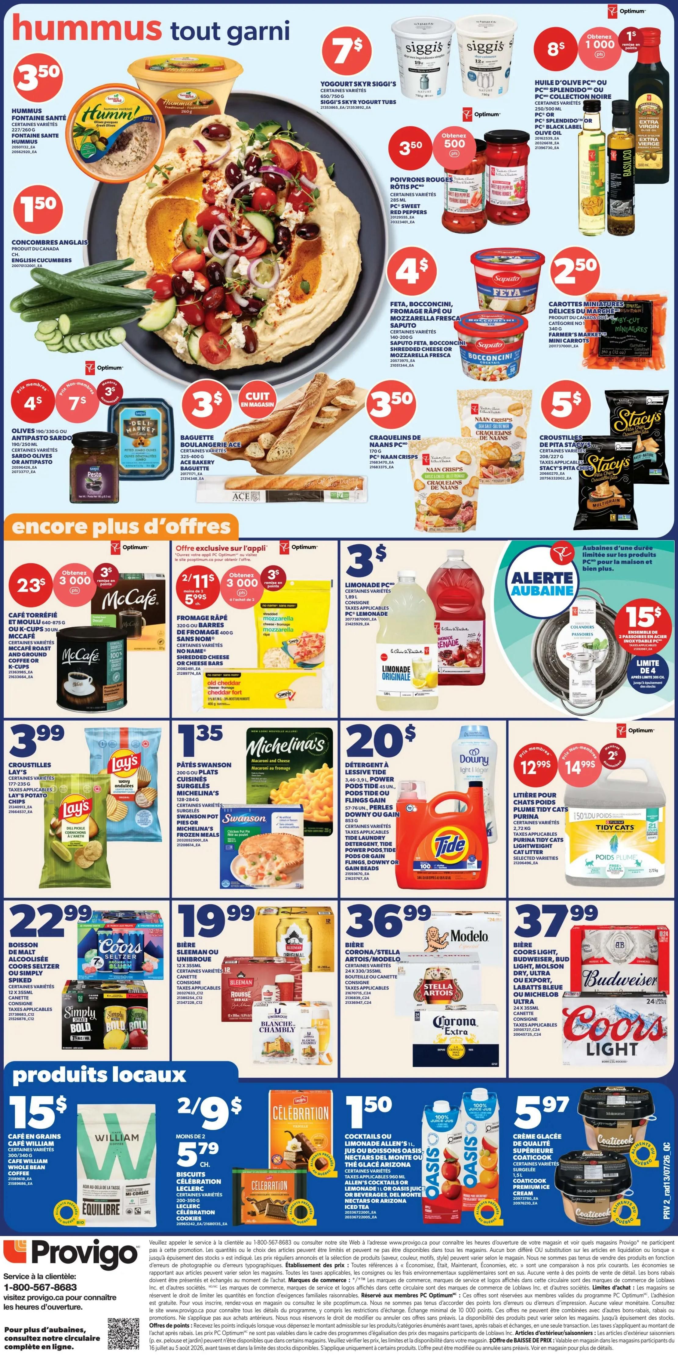 Provigo Flyer July 16 to 22