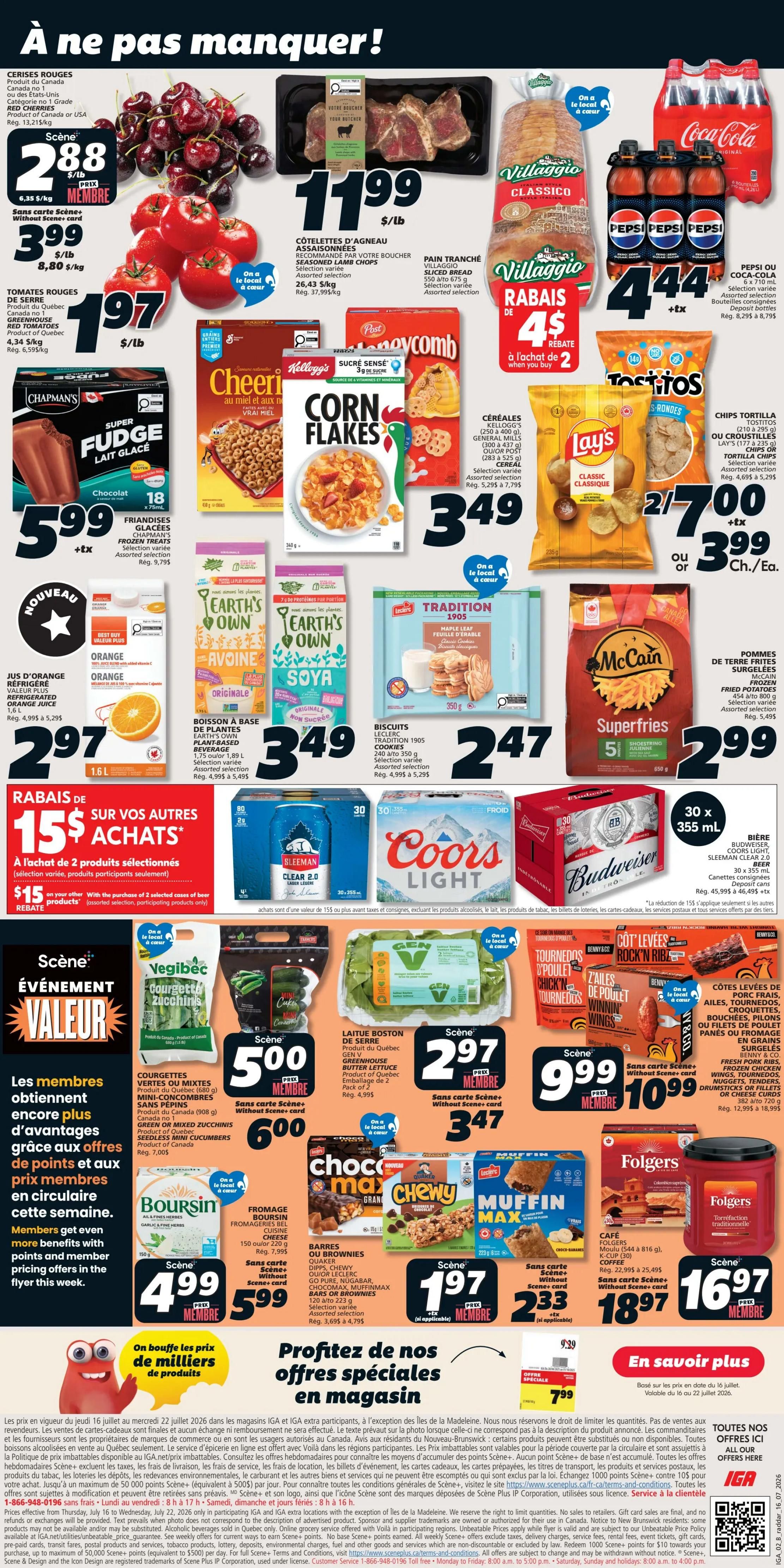 IGA (QC) Flyer July 16 to 22