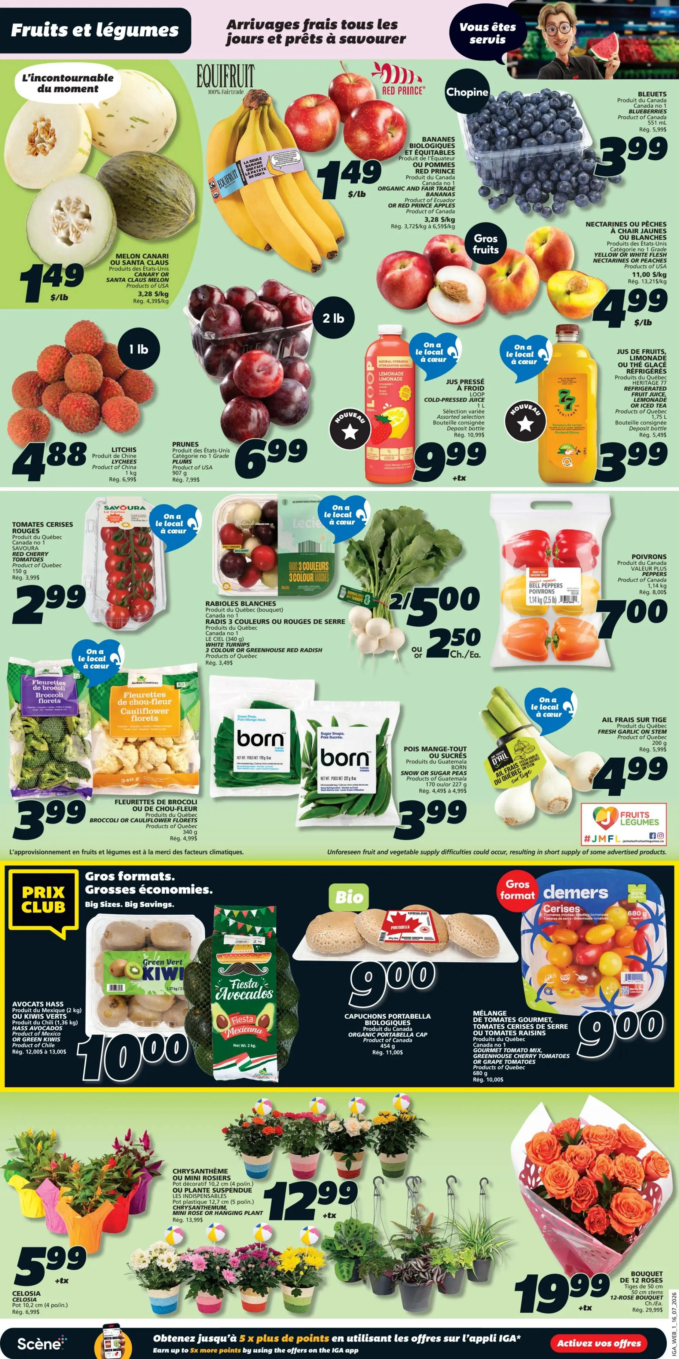 IGA (QC) Flyer July 16 to 22