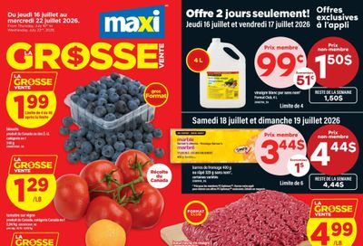 Maxi Flyer July 16 to 22