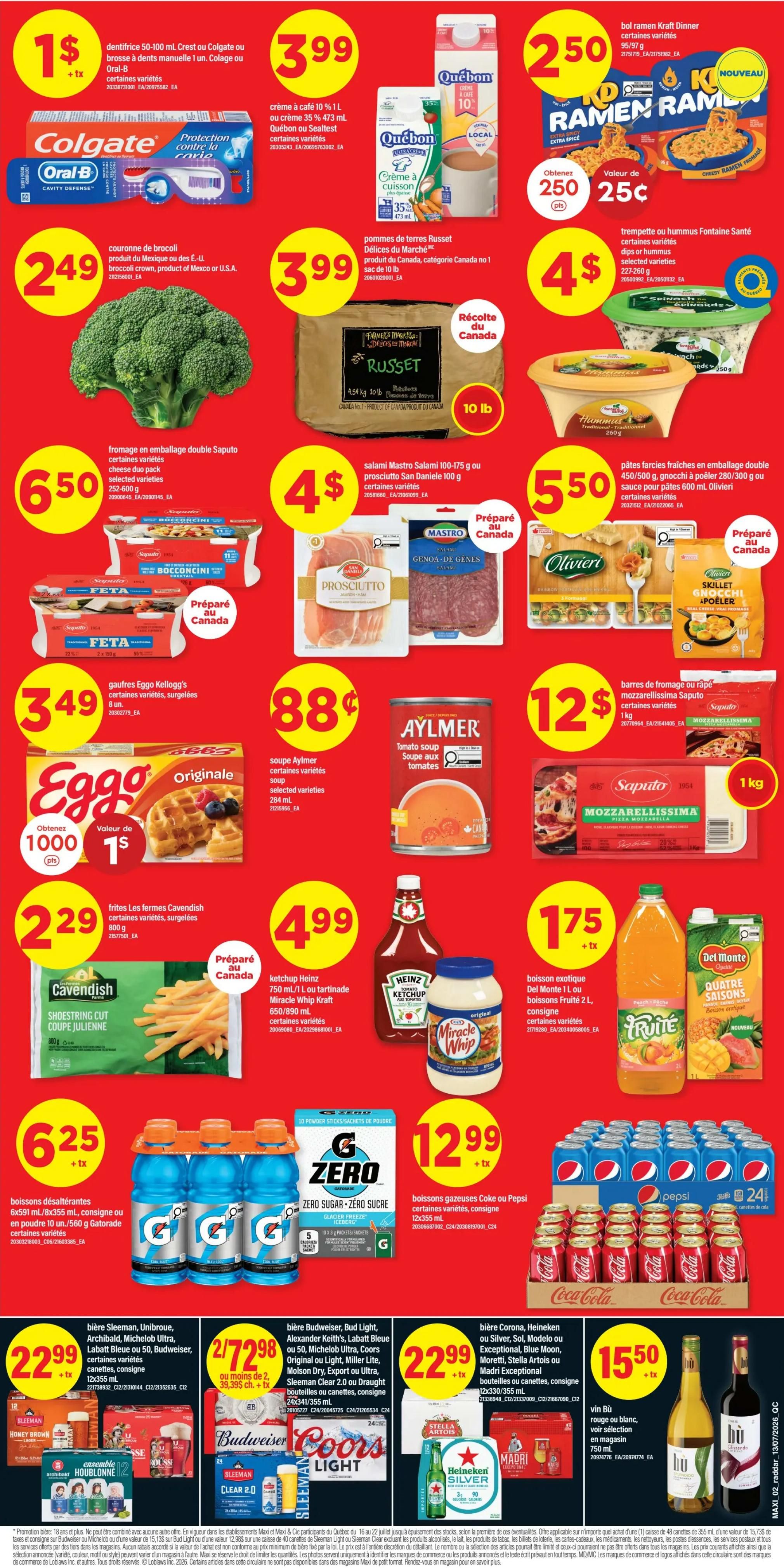 Maxi Flyer July 16 to 22