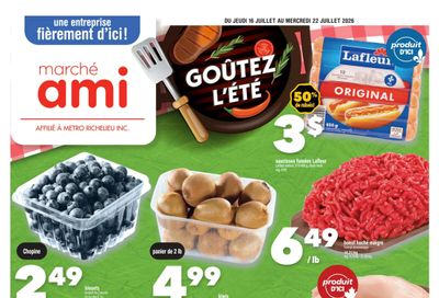 Marche Ami Flyer July 16 to 22