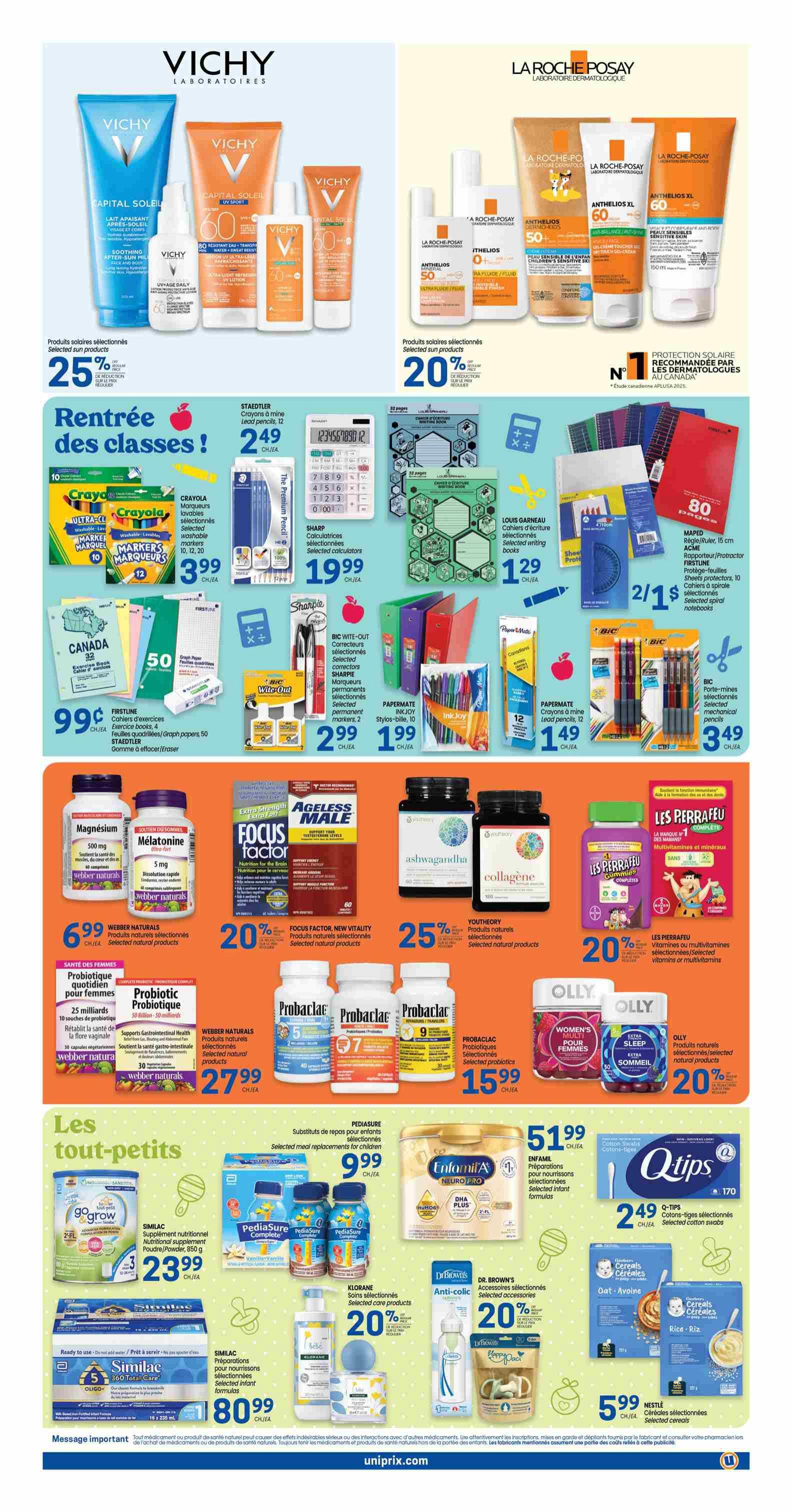 Uniprix Flyer July 16 to 22