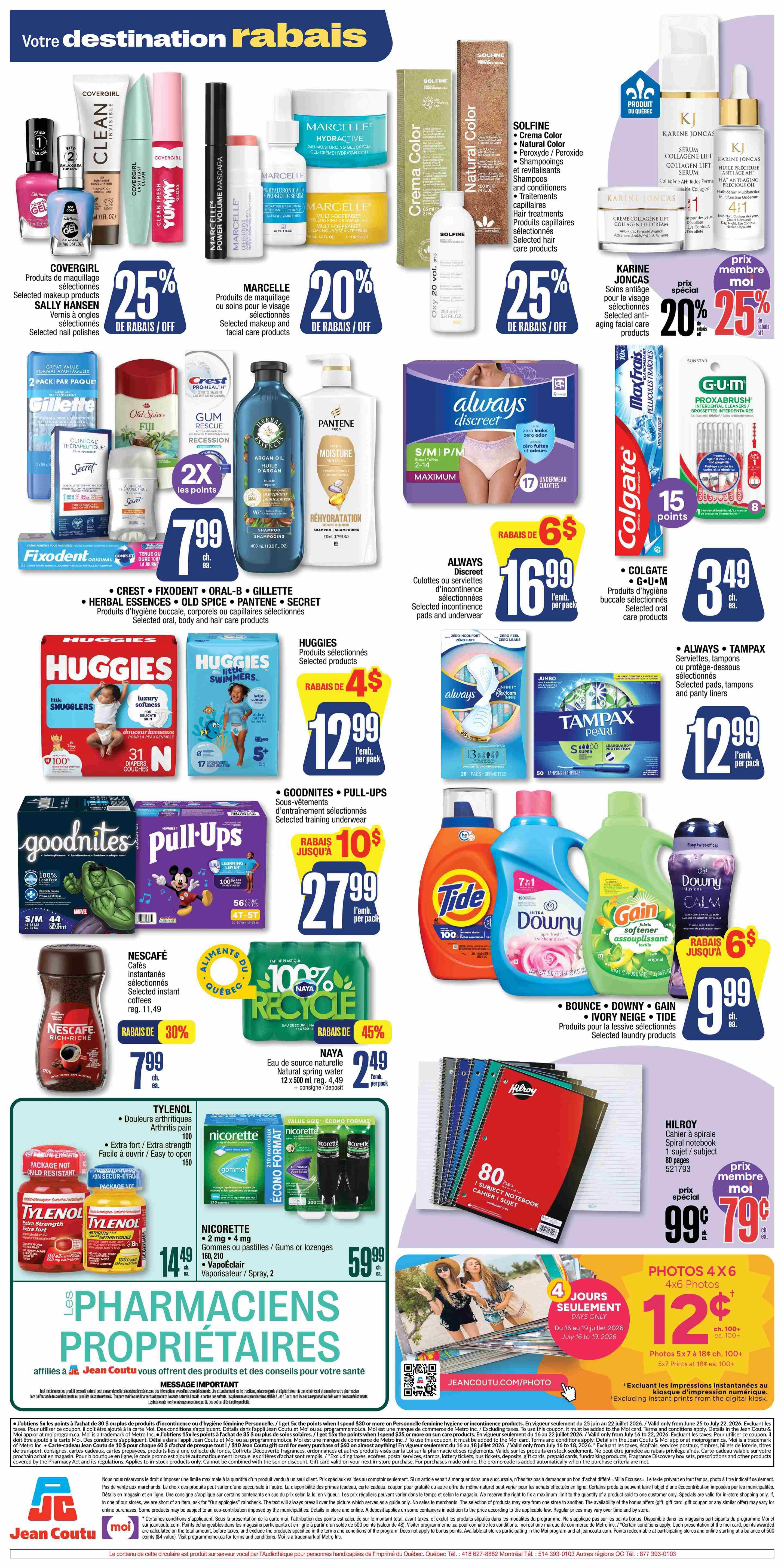 Jean Coutu Flyer July 16 to 22