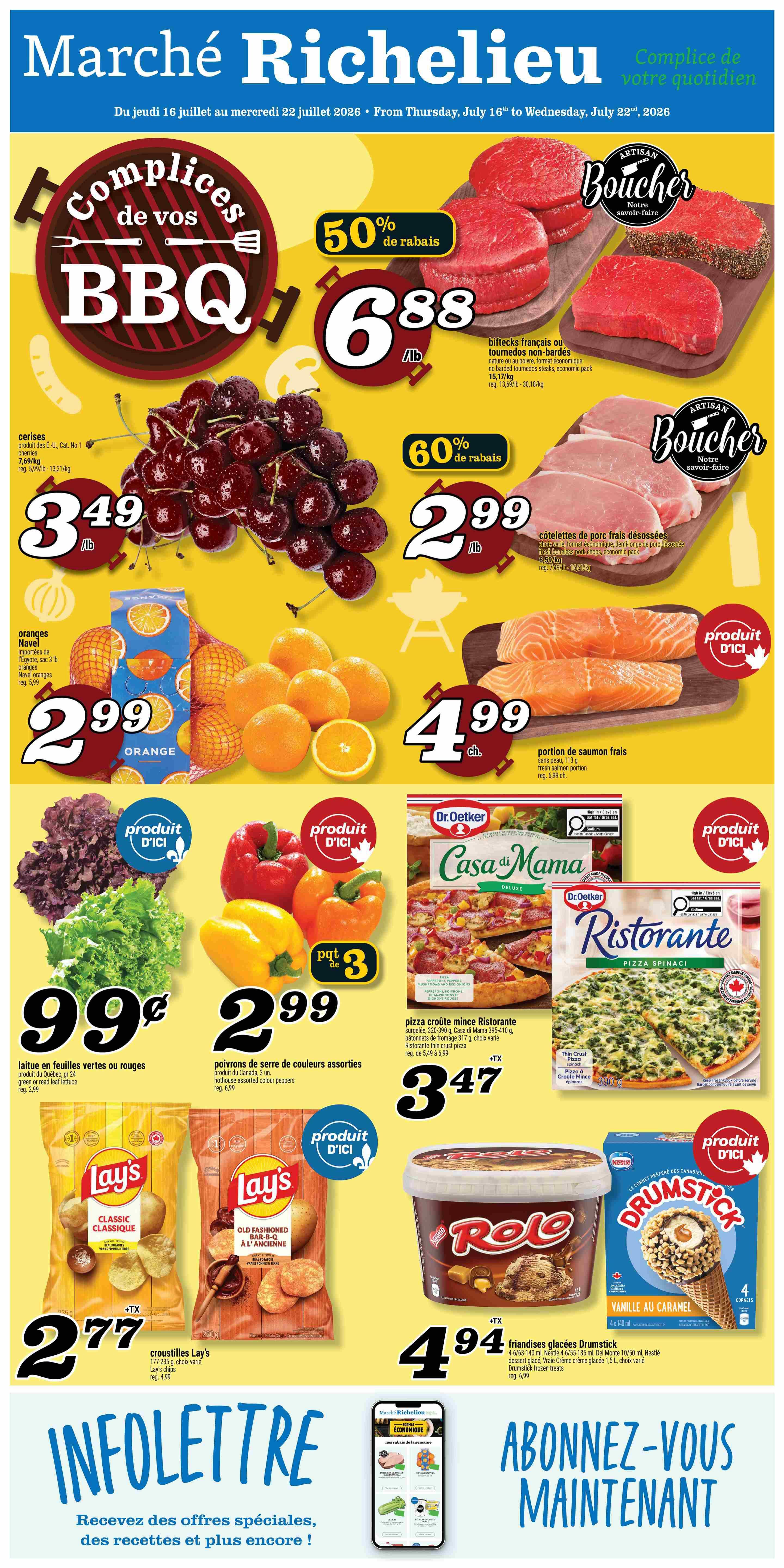 Marche Richelieu Flyer July 16 to 22