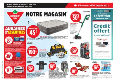Canadian Tire (QC) Flyer July 16 to 22