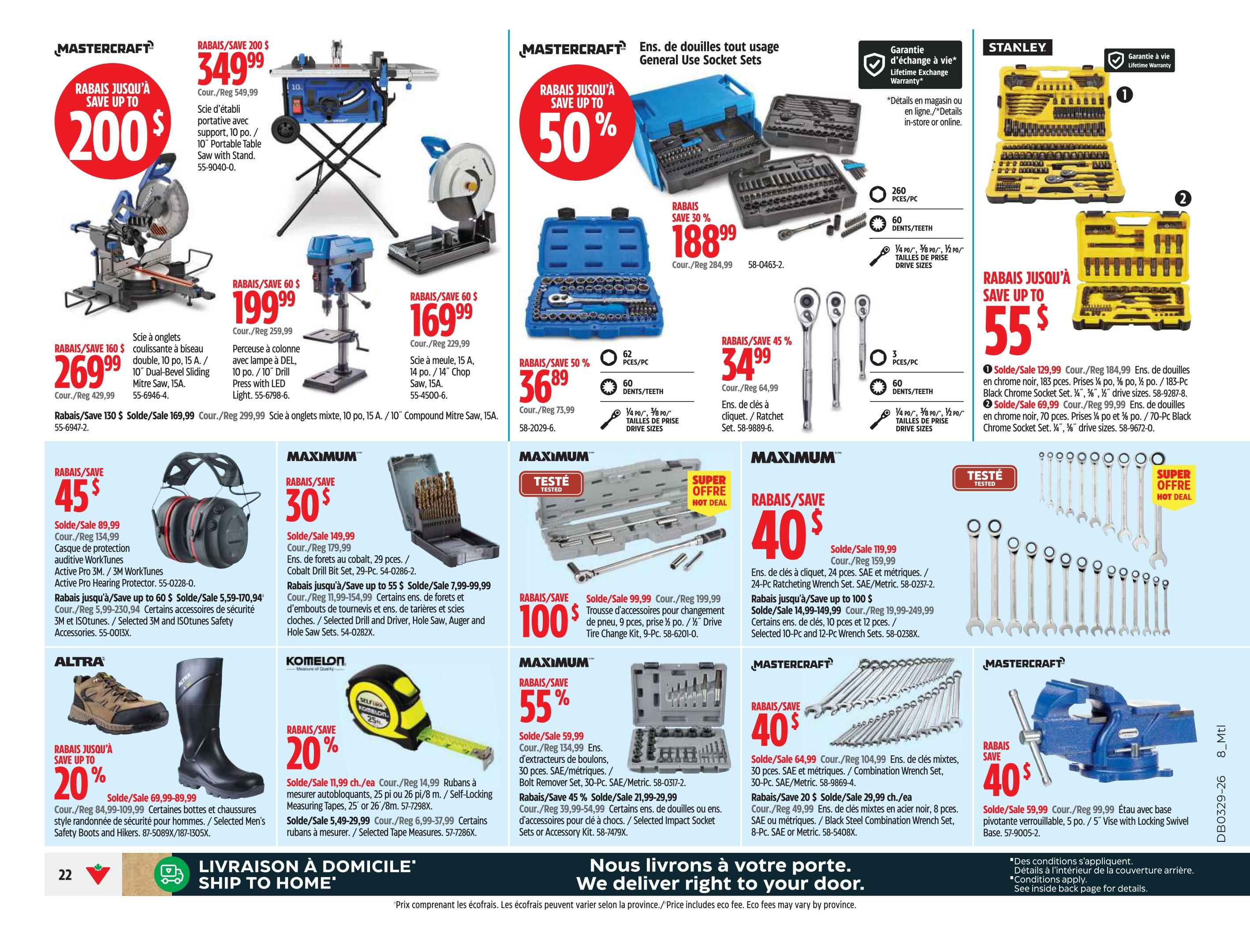 Canadian Tire (QC) Flyer July 16 to 22