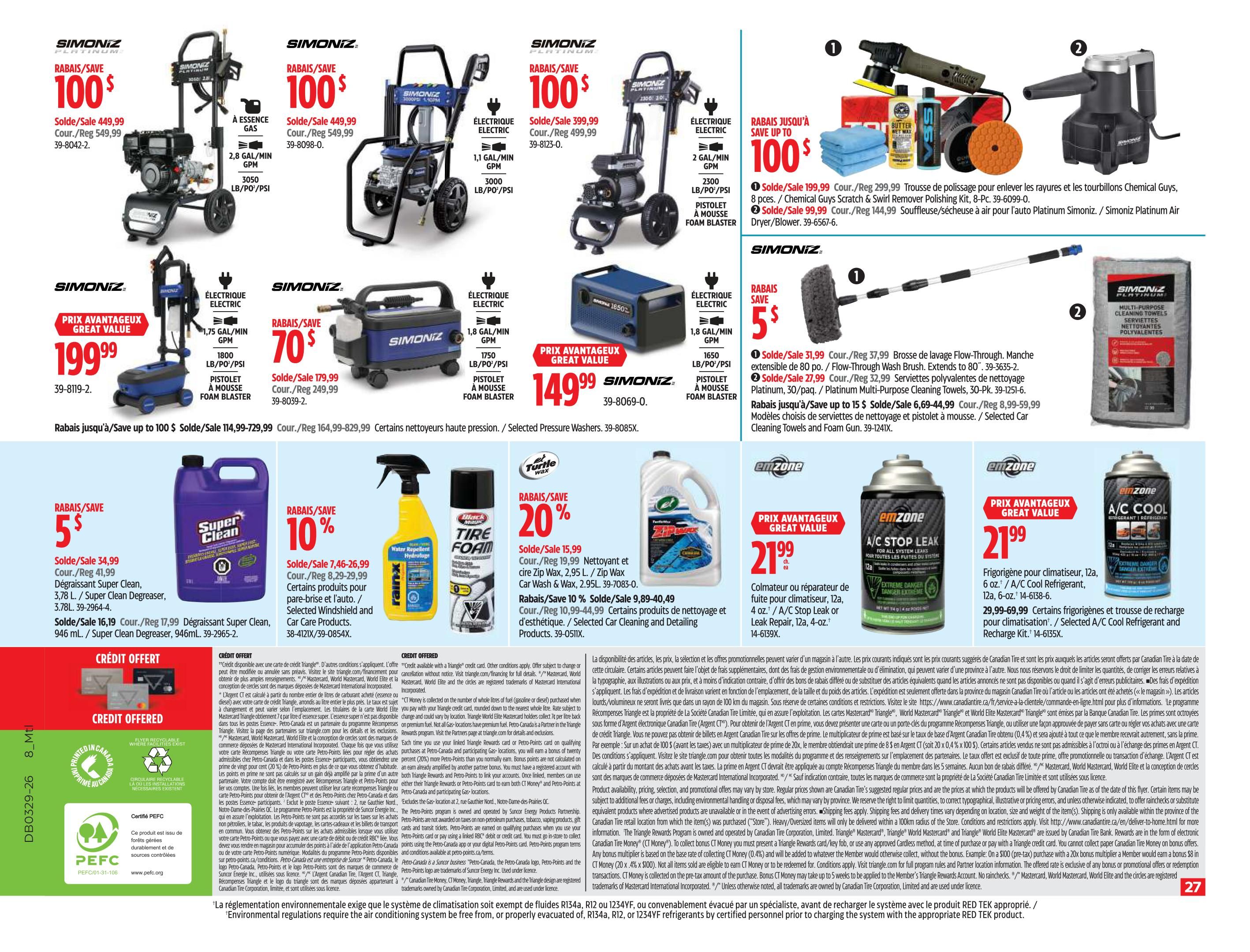 Canadian Tire (QC) Flyer July 16 to 22