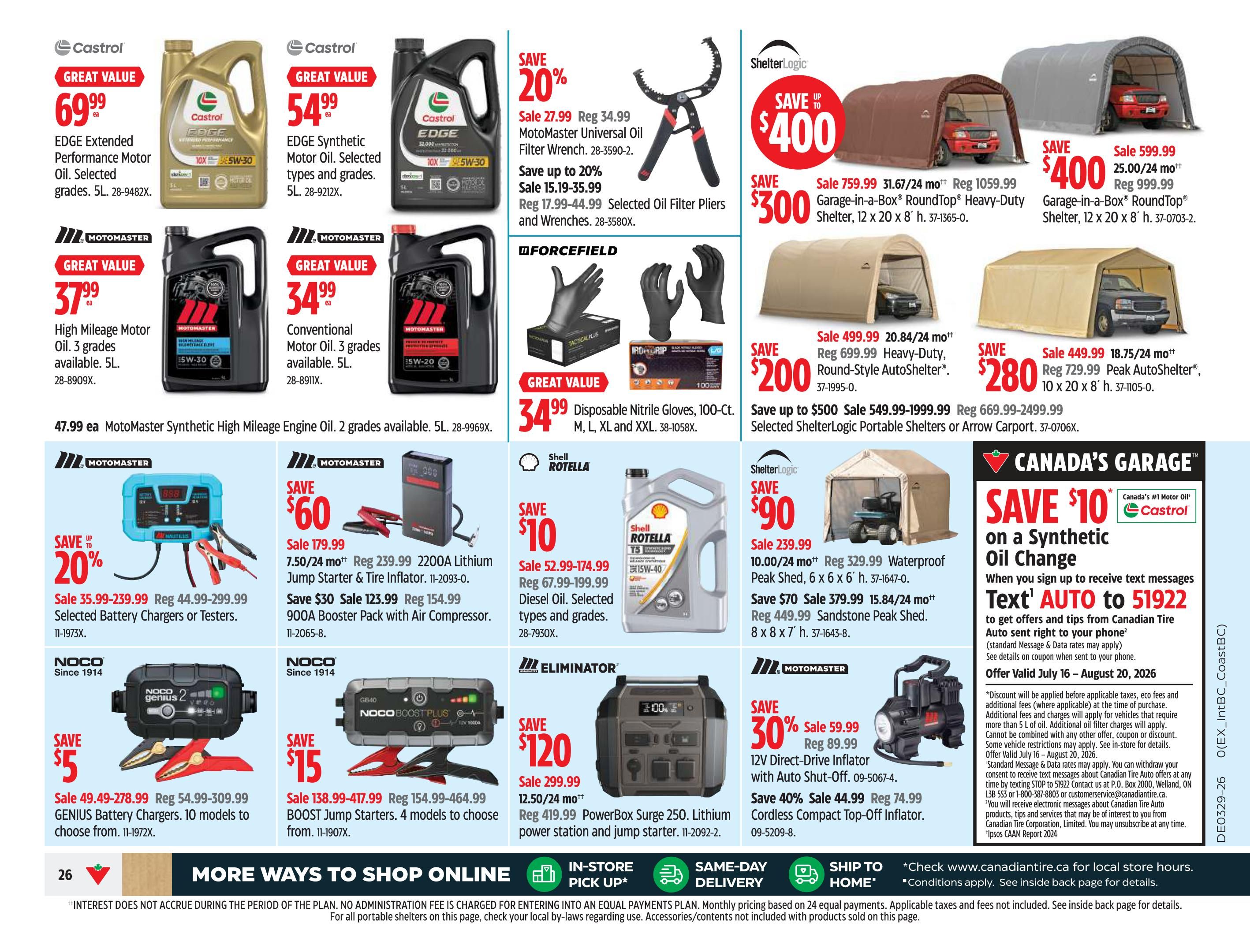 Canadian Tire (Atlantic) Flyer July 16 to 22