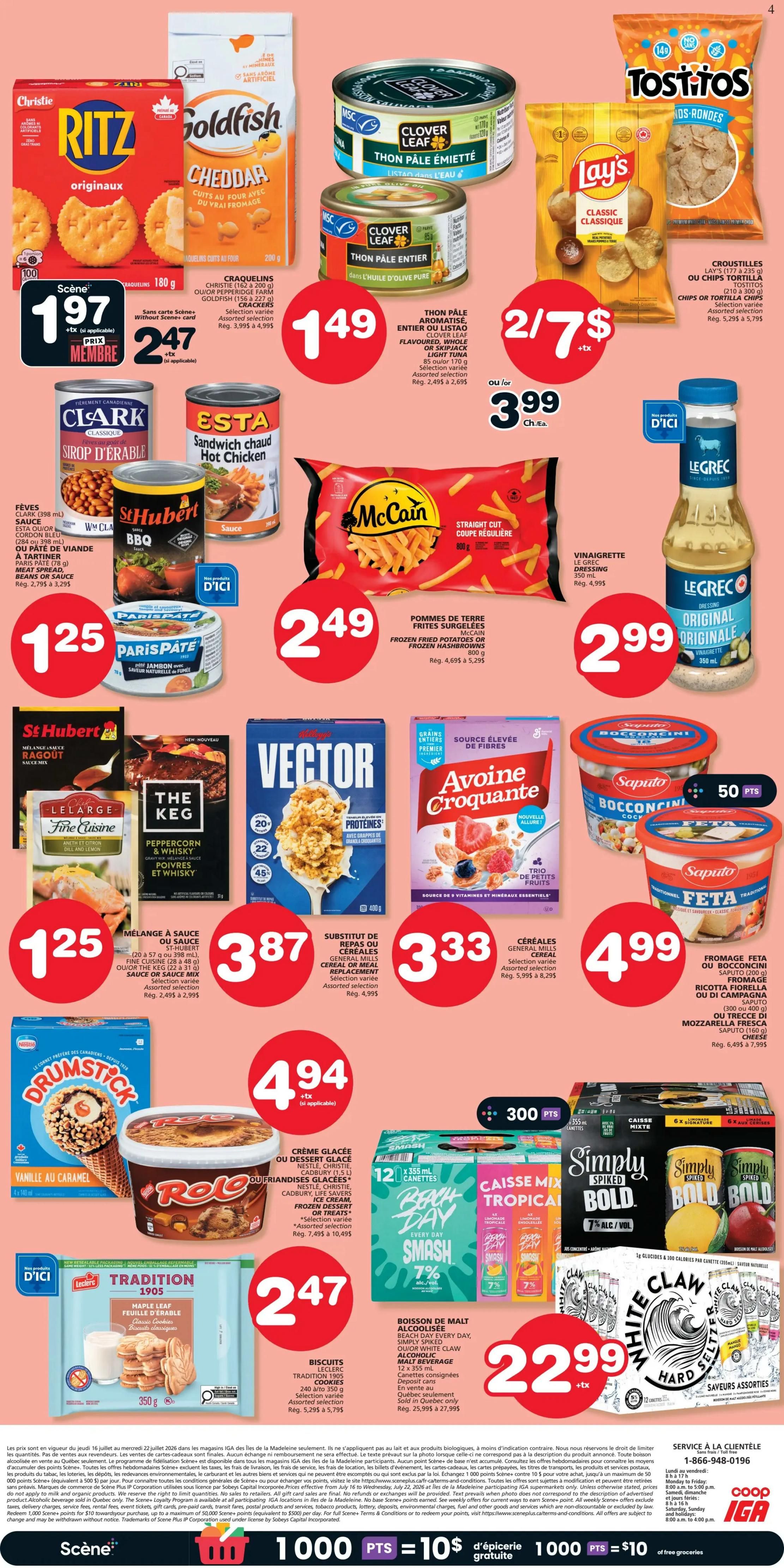 Coop IGA (QC) Flyer July 16 to 22