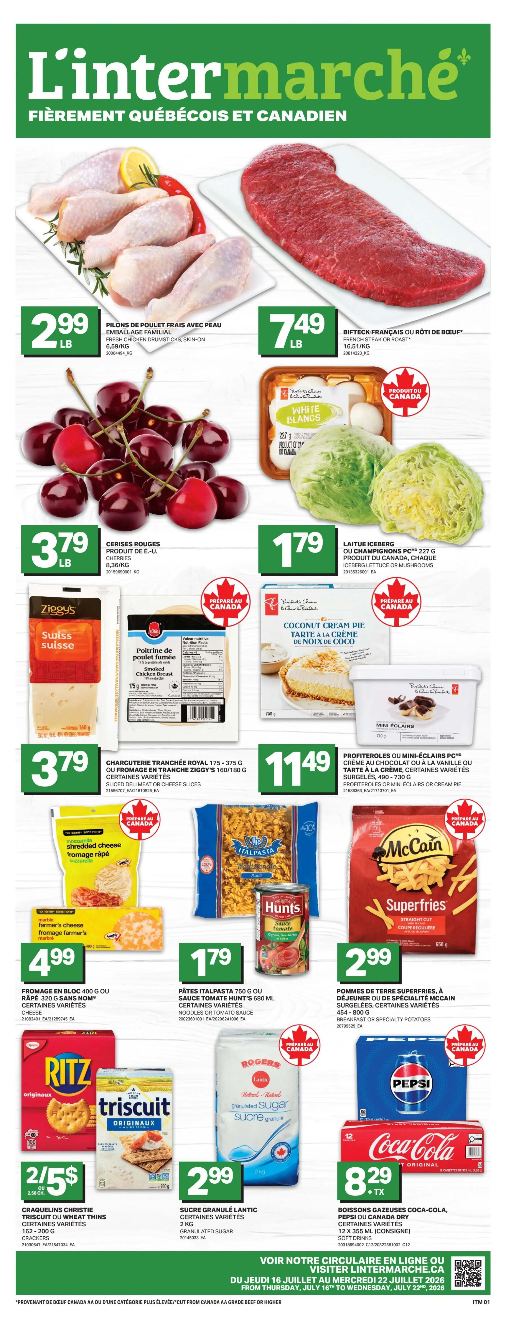 L'inter Marche Flyer July 16 to 22