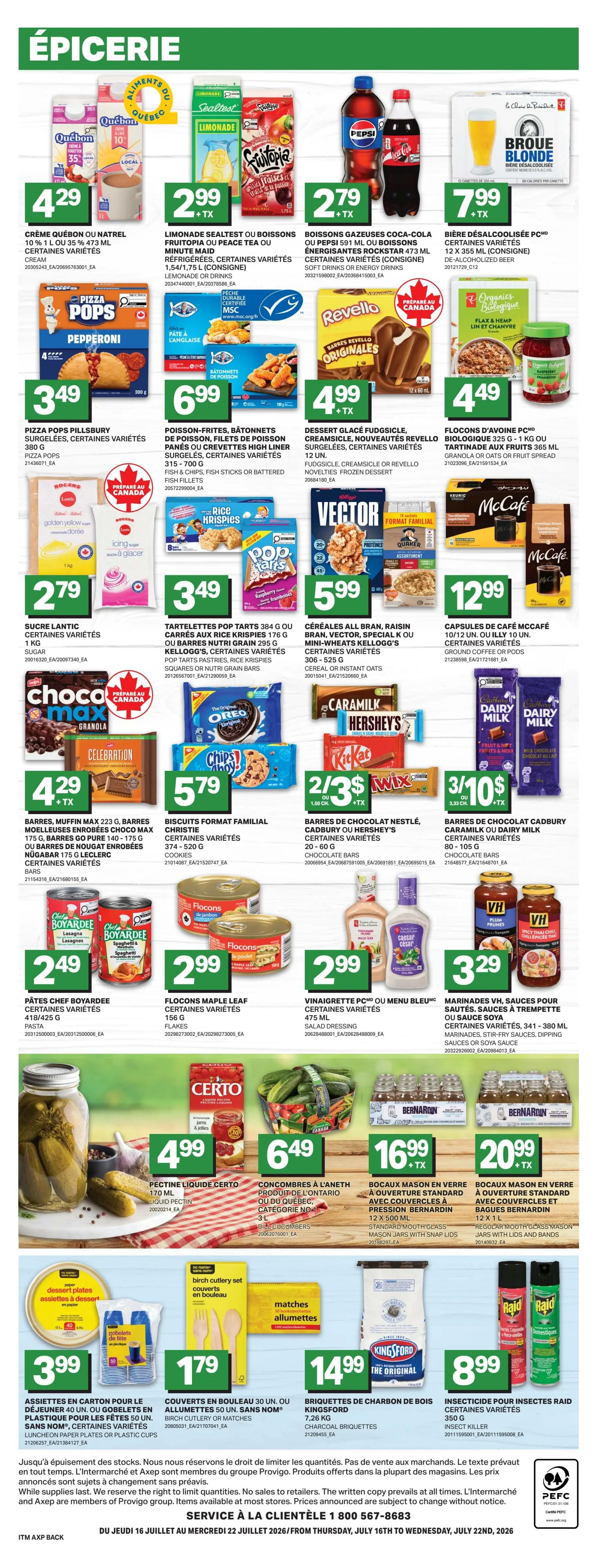 L'inter Marche Flyer July 16 to 22