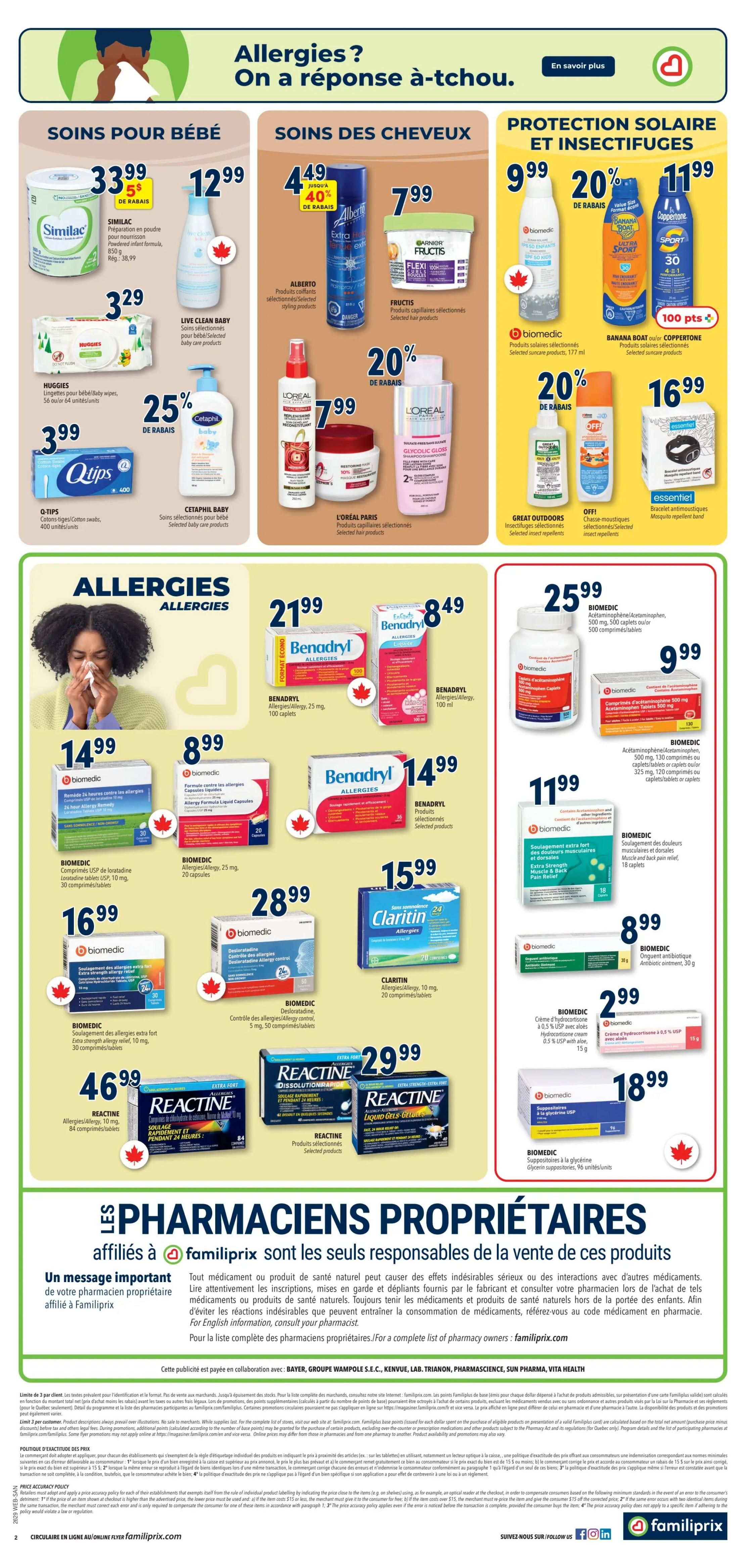 Familiprix Sante Flyer July 16 to 22