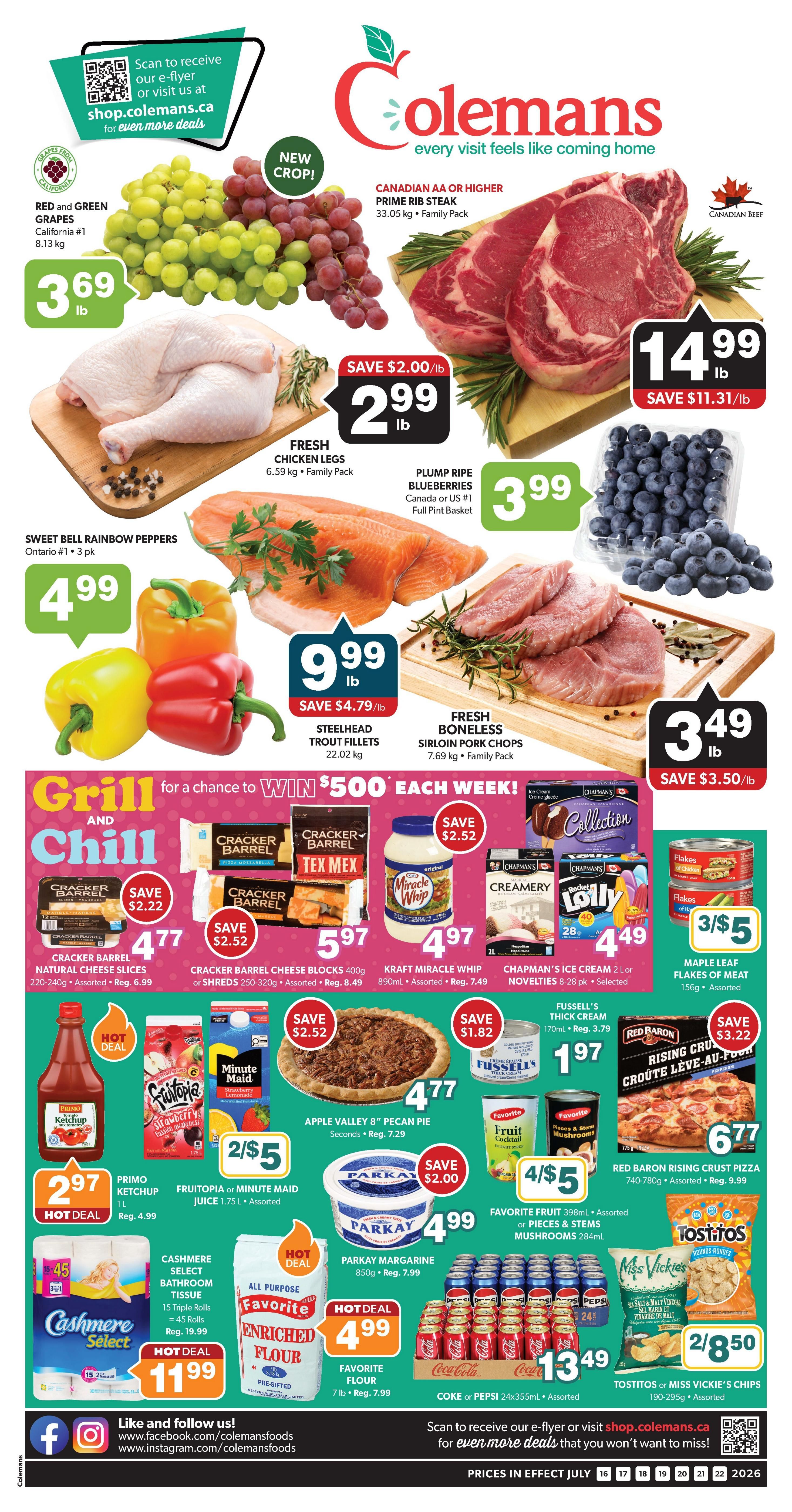 Coleman's Flyer July 16 to 22