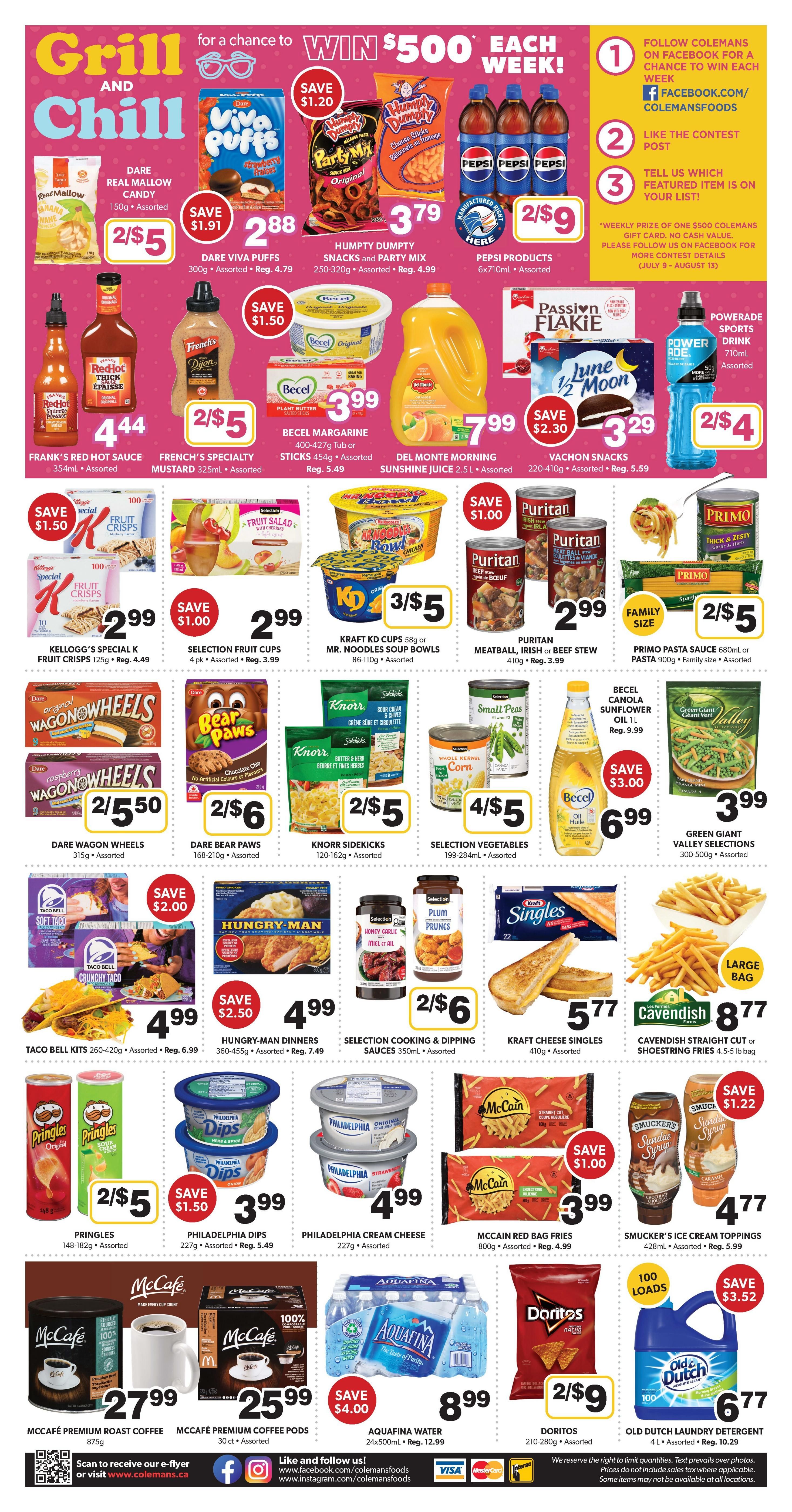 Coleman's Flyer July 16 to 22