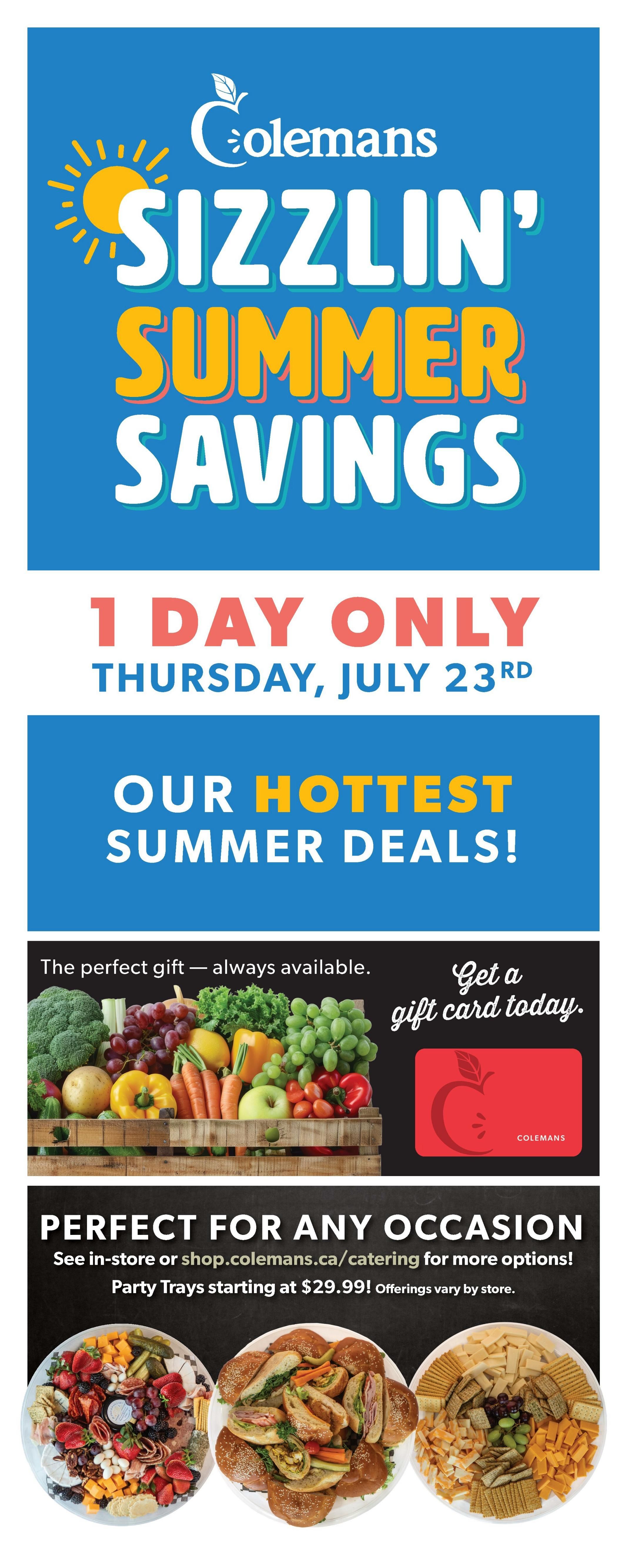 Coleman's Flyer July 16 to 22