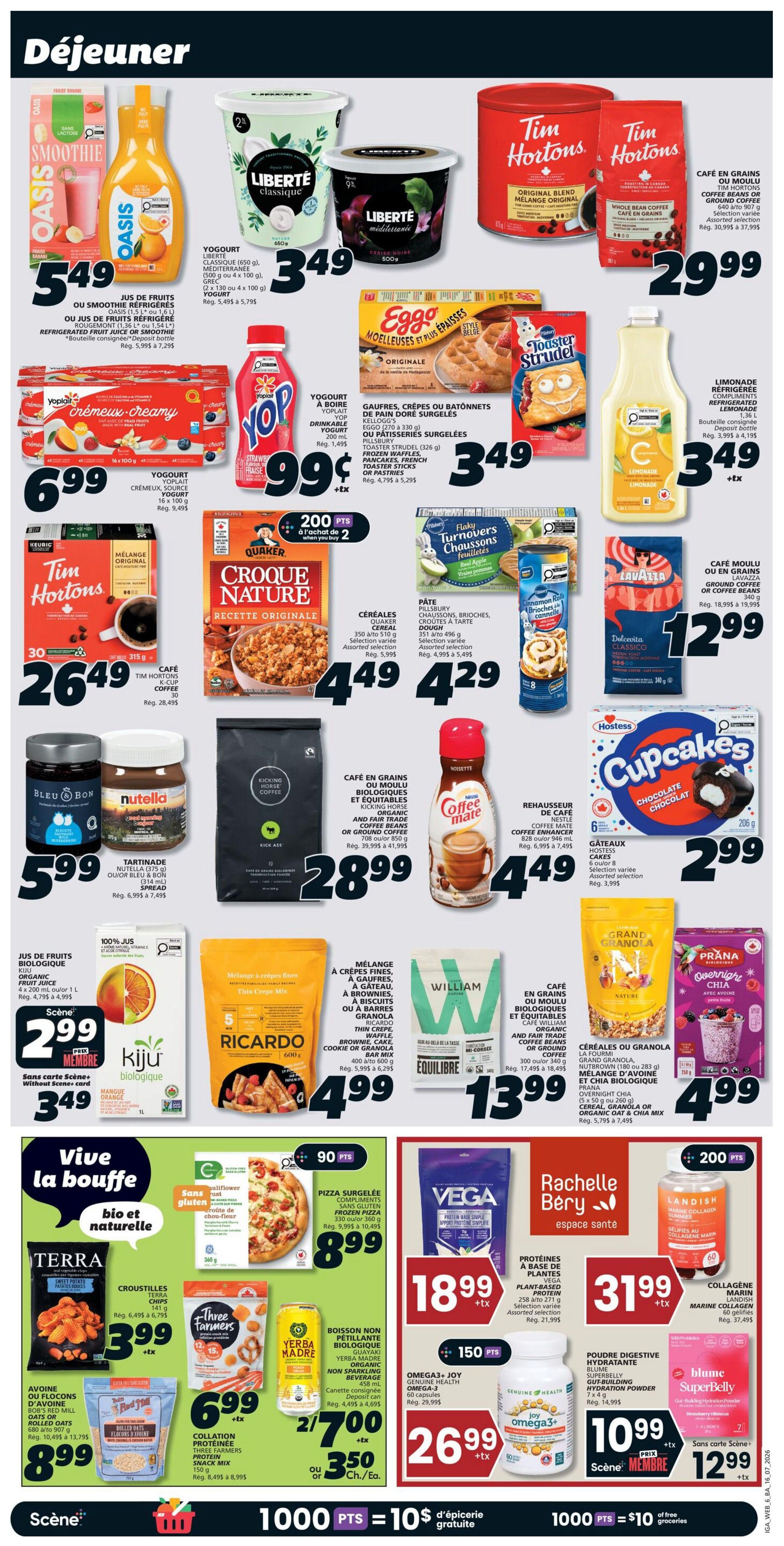 IGA (NB) Flyer July 16 to 22