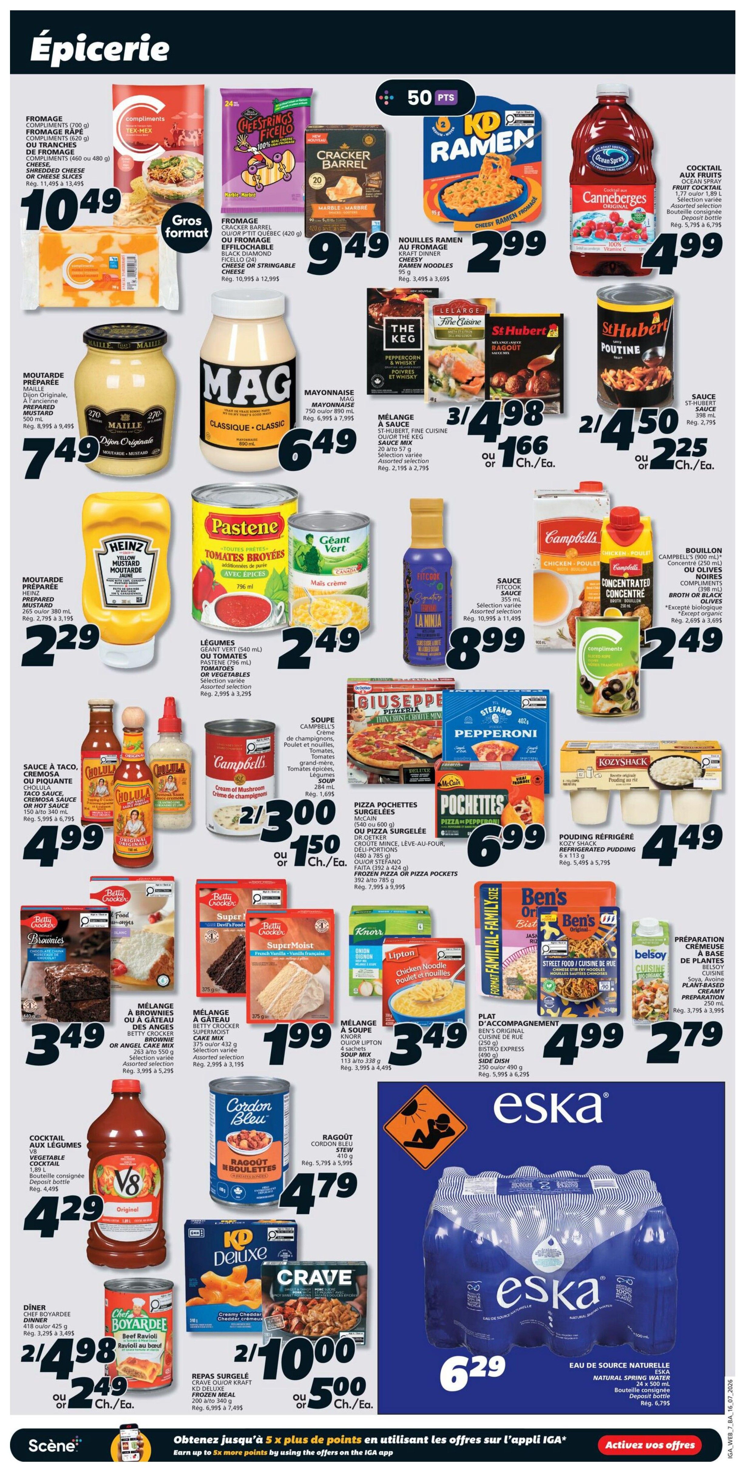IGA (NB) Flyer July 16 to 22