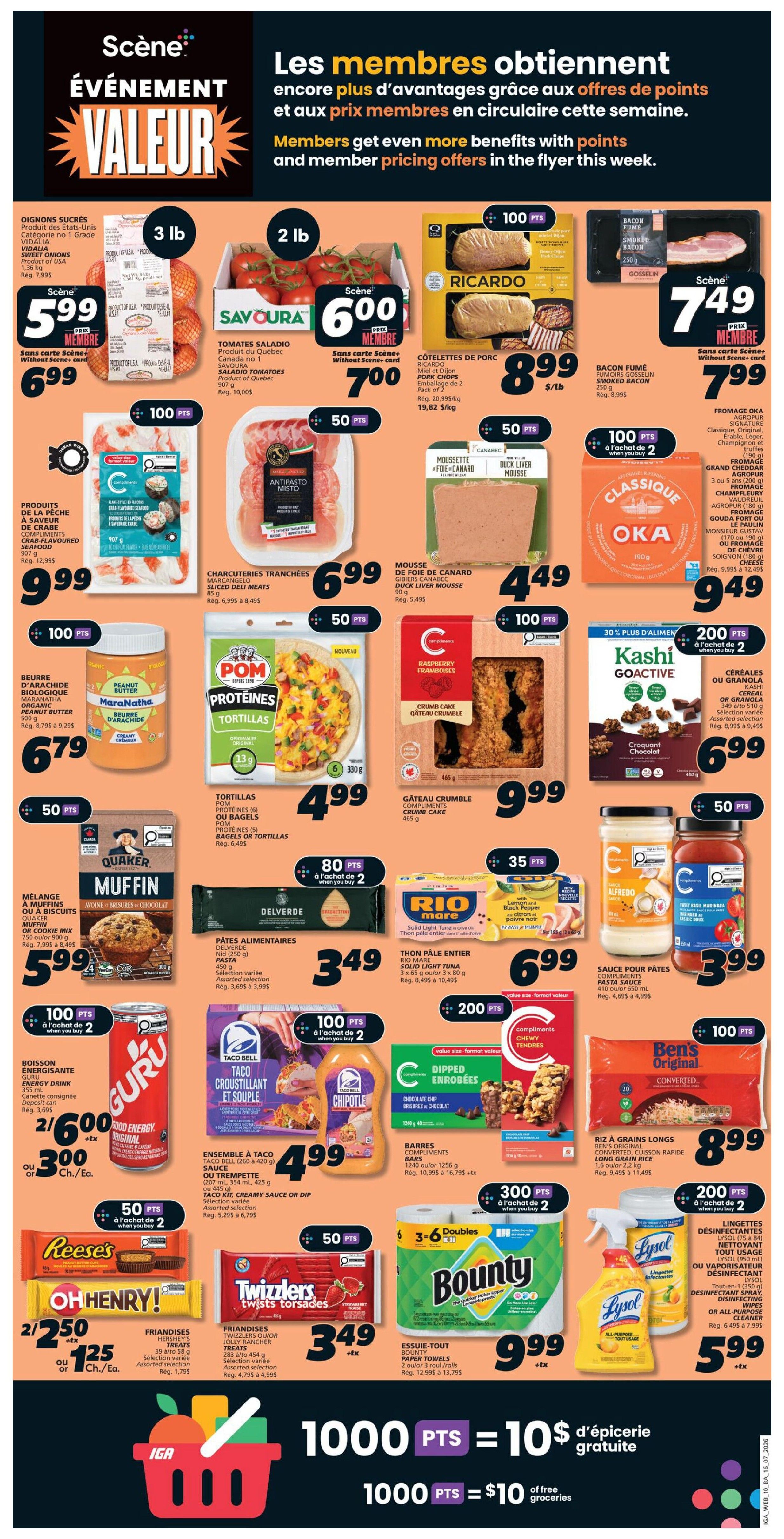 IGA (NB) Flyer July 16 to 22