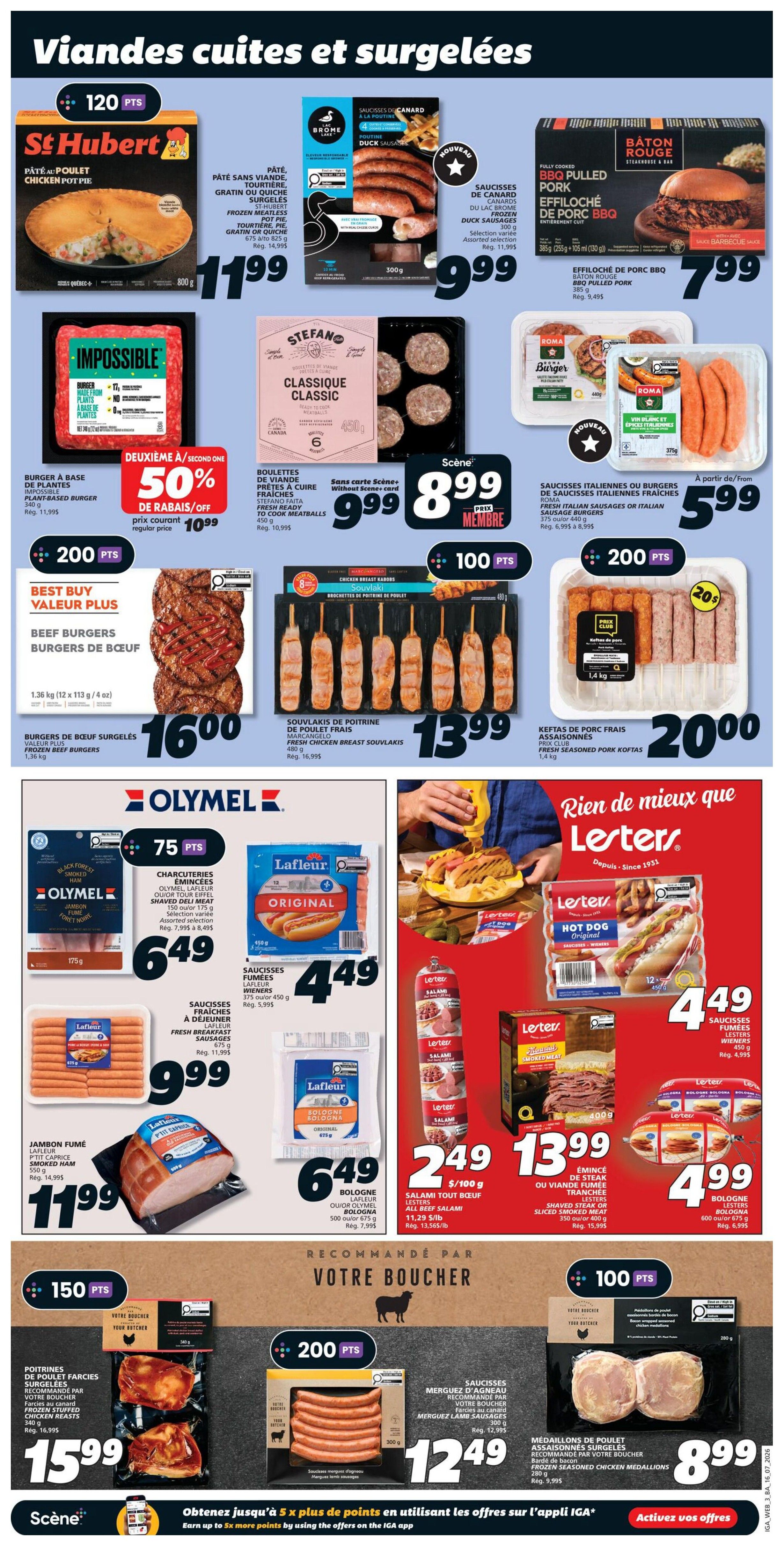 IGA (NB) Flyer July 16 to 22