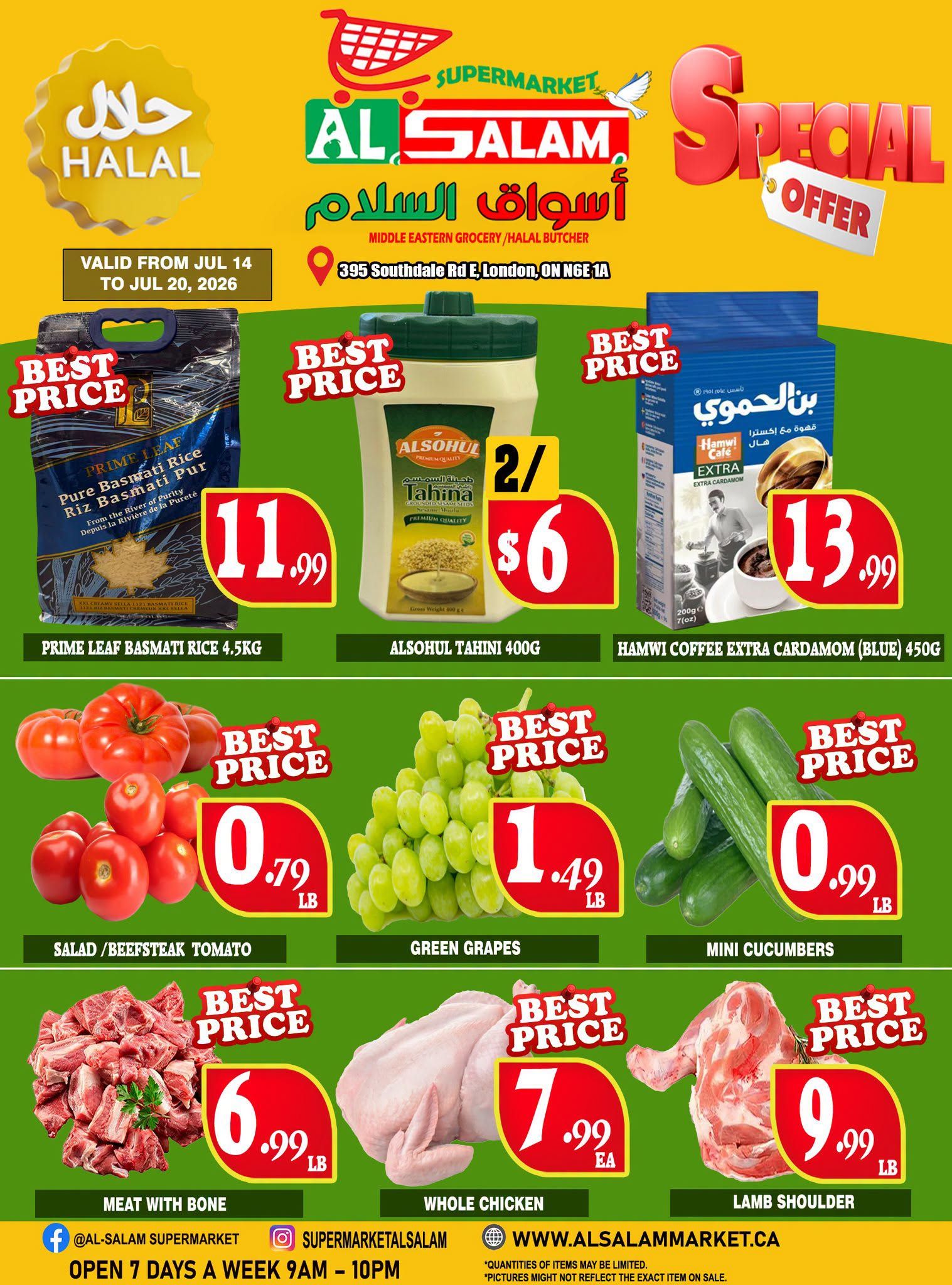 Al-Salam Supermarket Flyer July 14 to 20