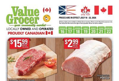 Value Grocer Flyer July 16 to 22