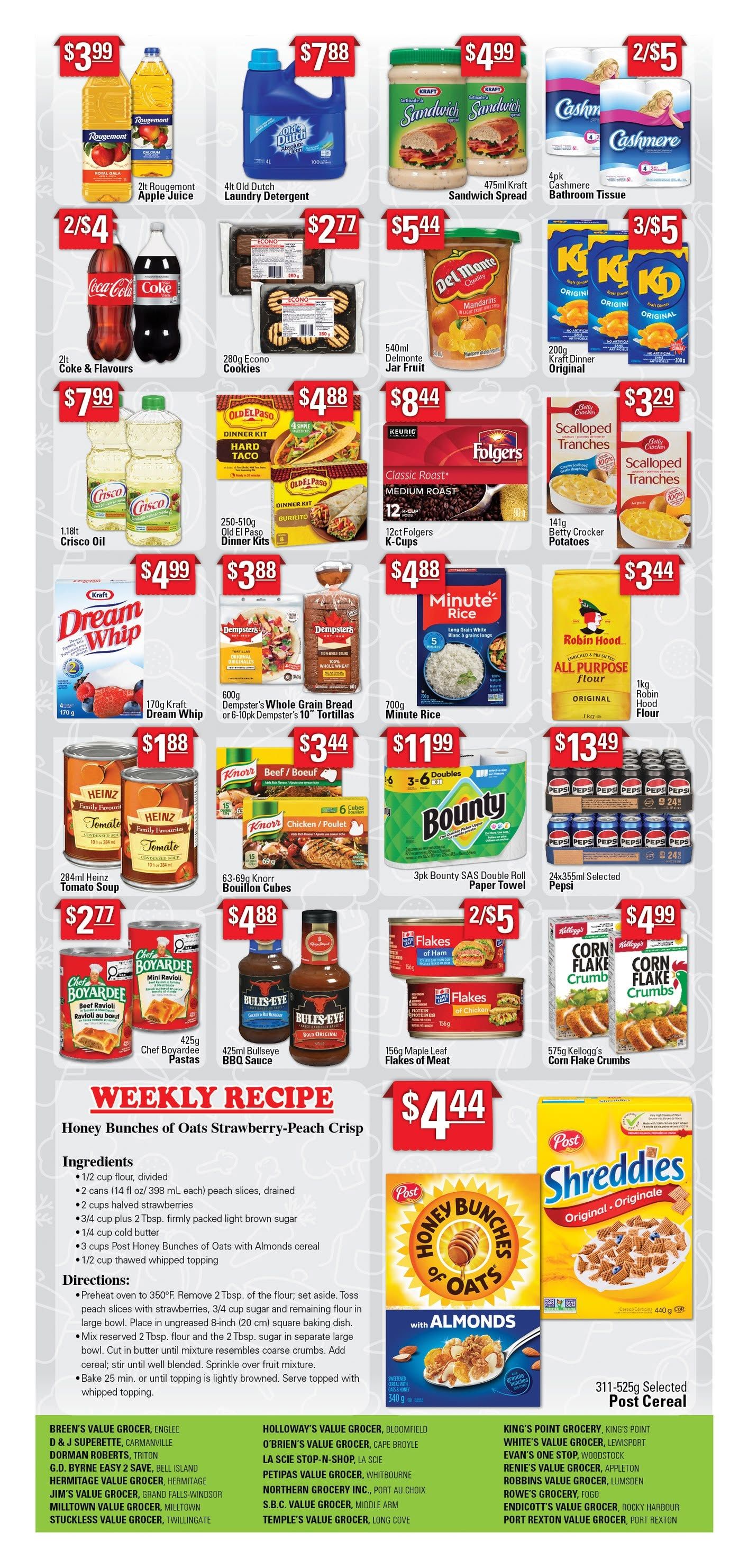 Value Grocer Flyer July 16 to 22
