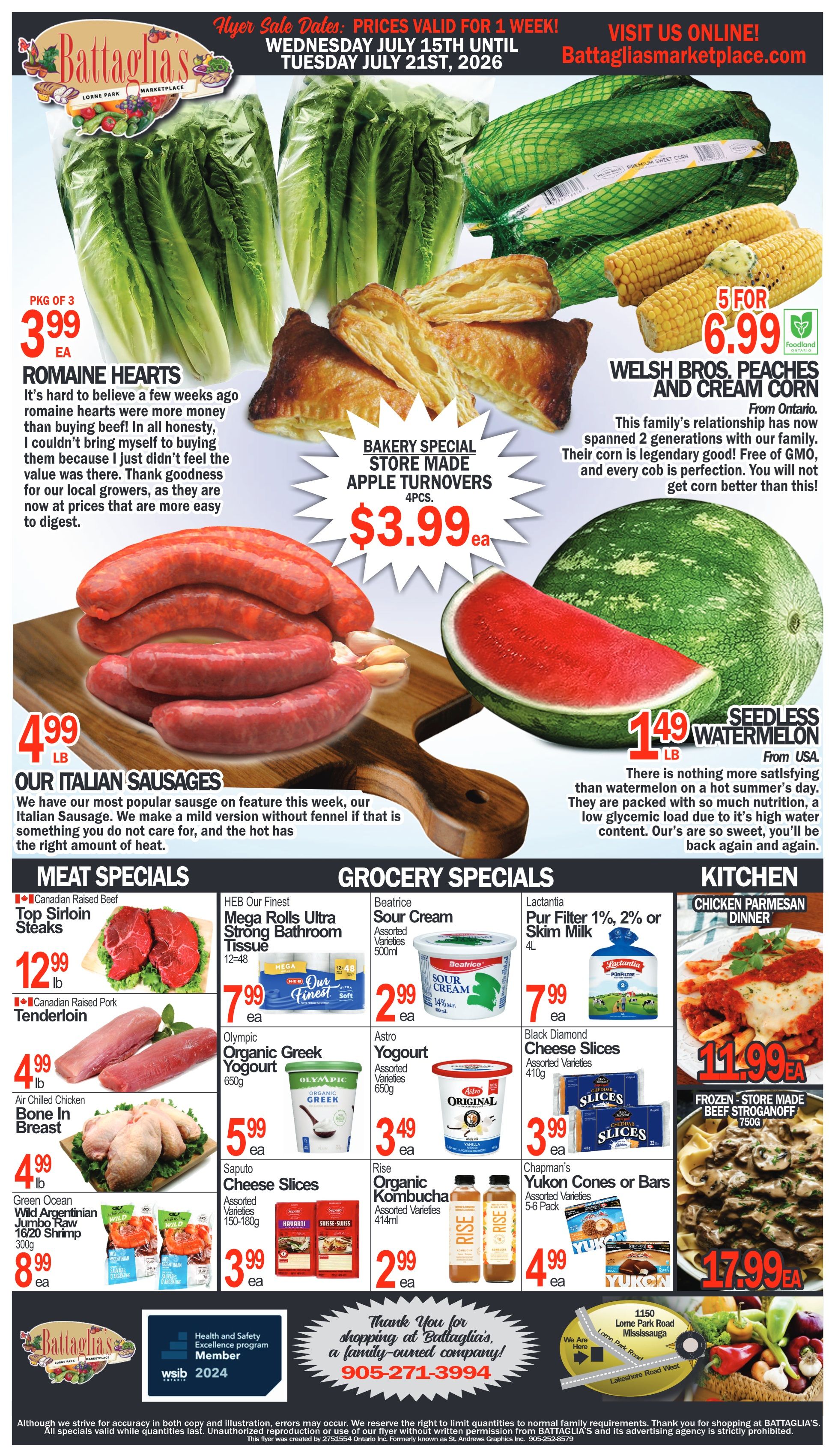 Battaglia's Marketplace Flyer July 15 to 21