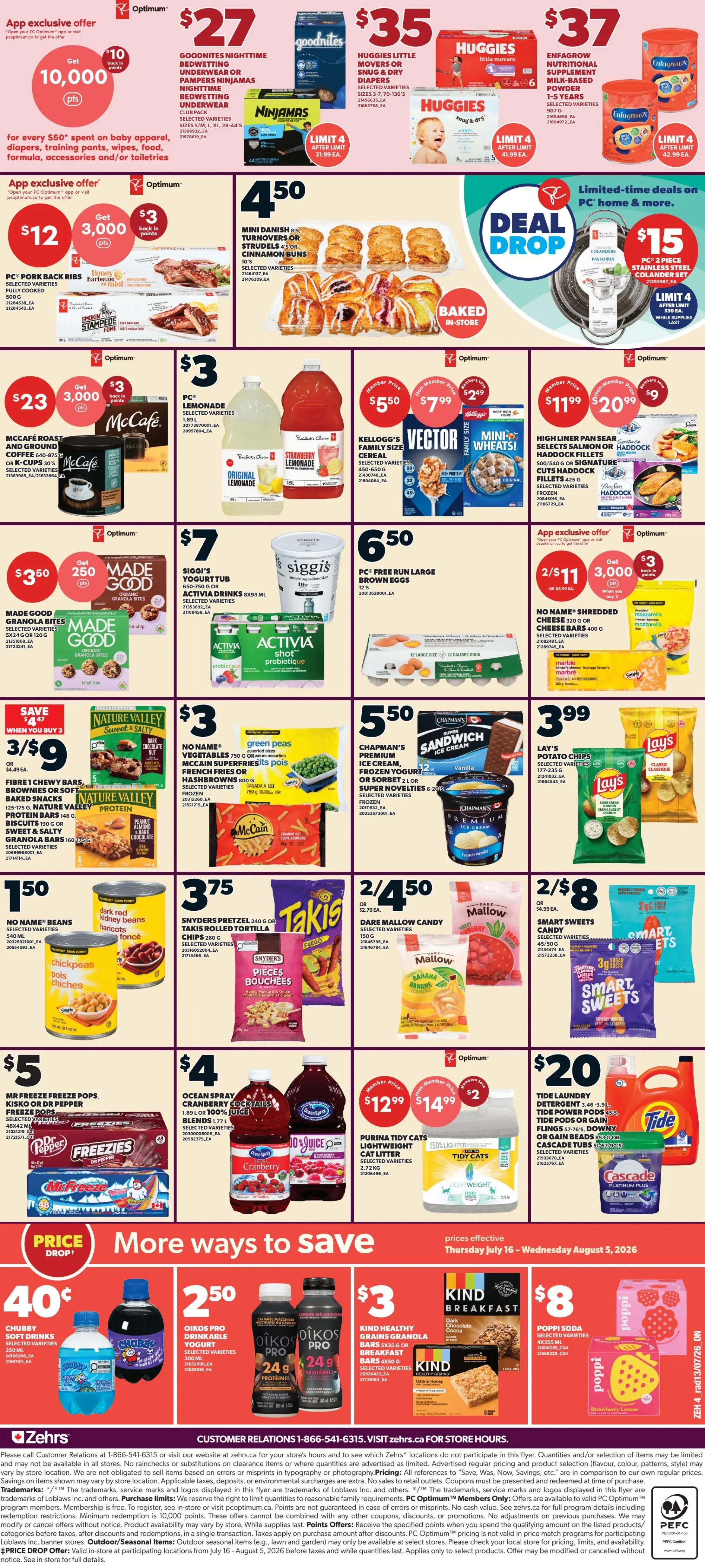Zehrs Flyer July 16 to 22