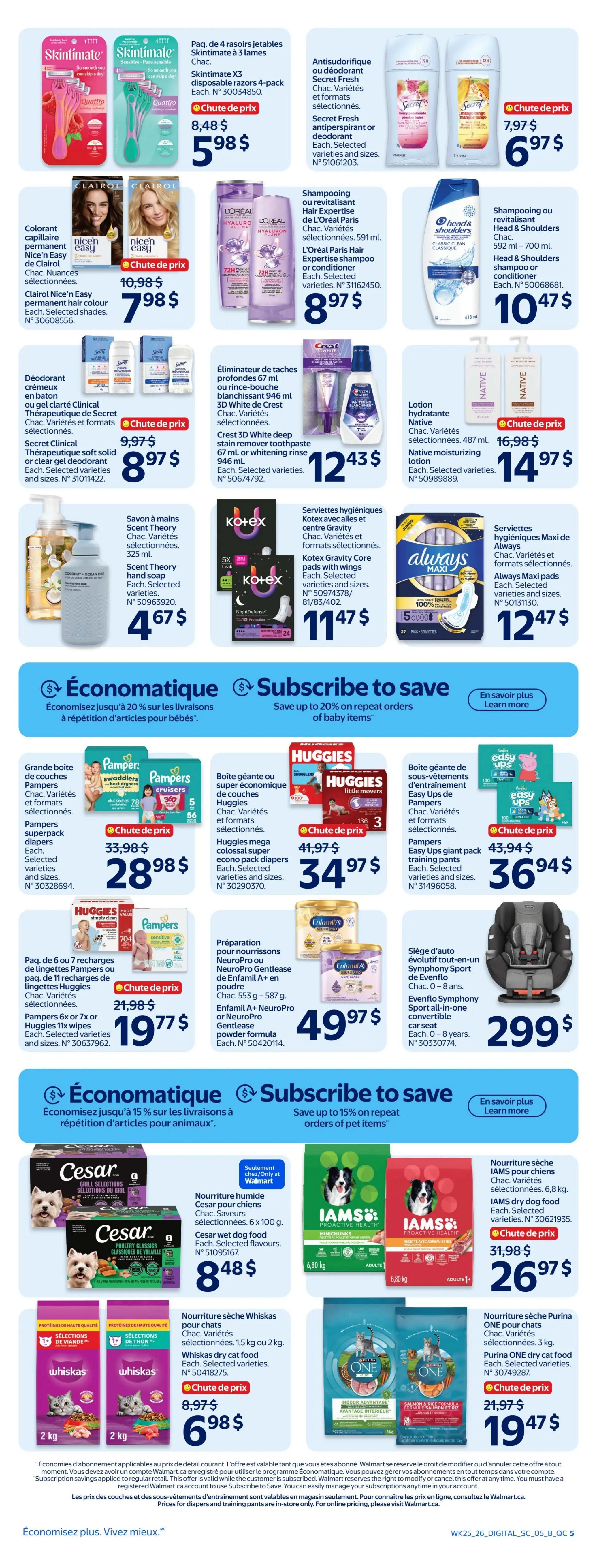 Walmart (QC) Flyer July 16 to 22