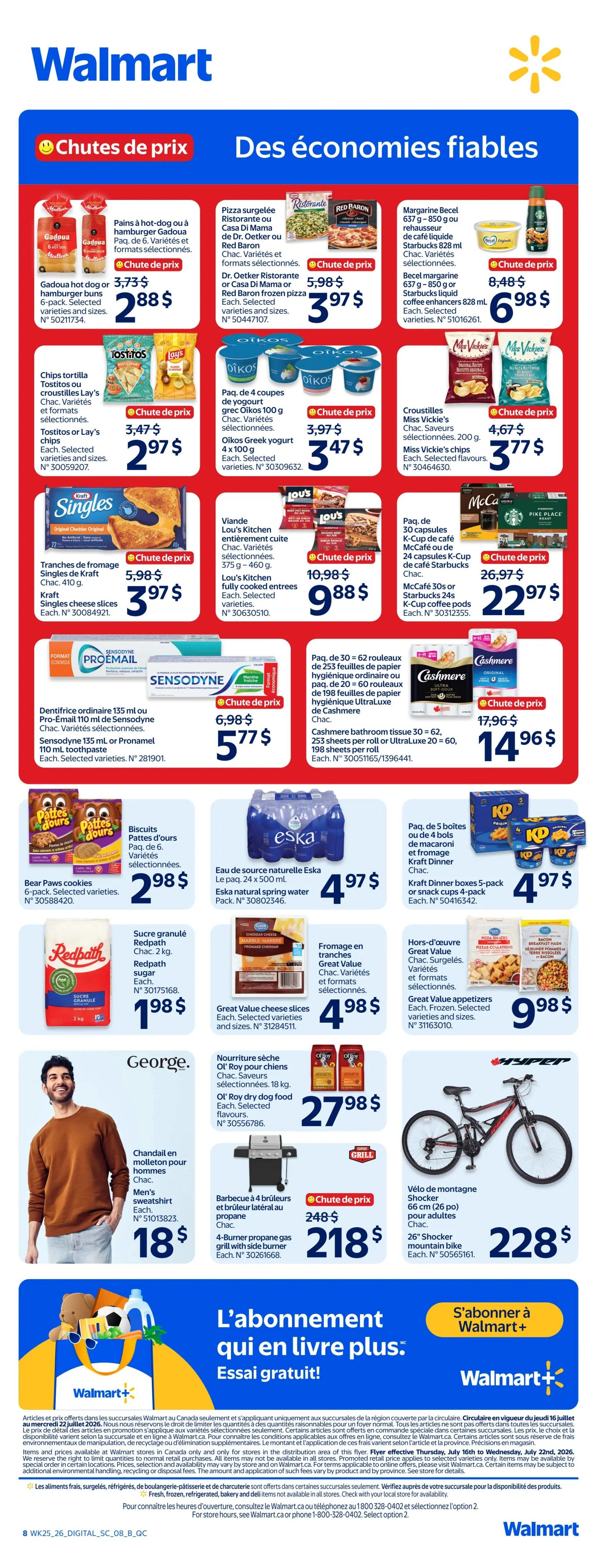 Walmart (QC) Flyer July 16 to 22