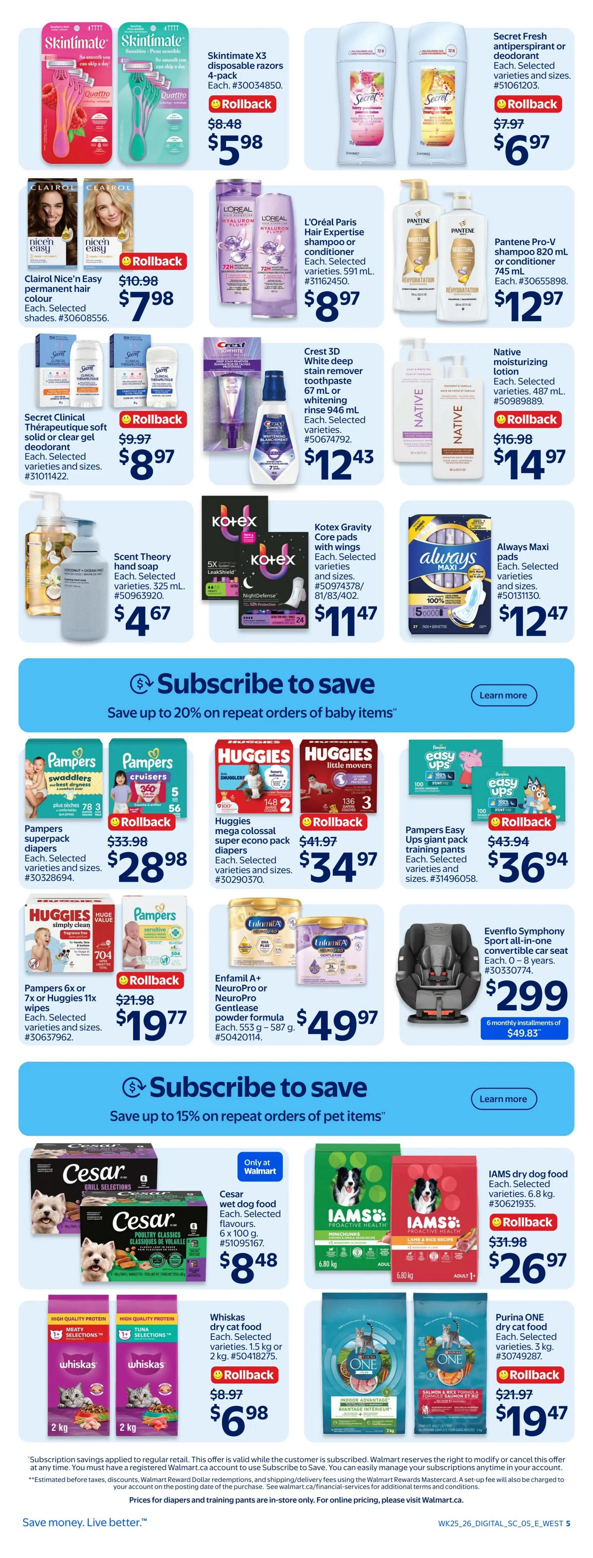 Walmart (West) Flyer July 16 to 22