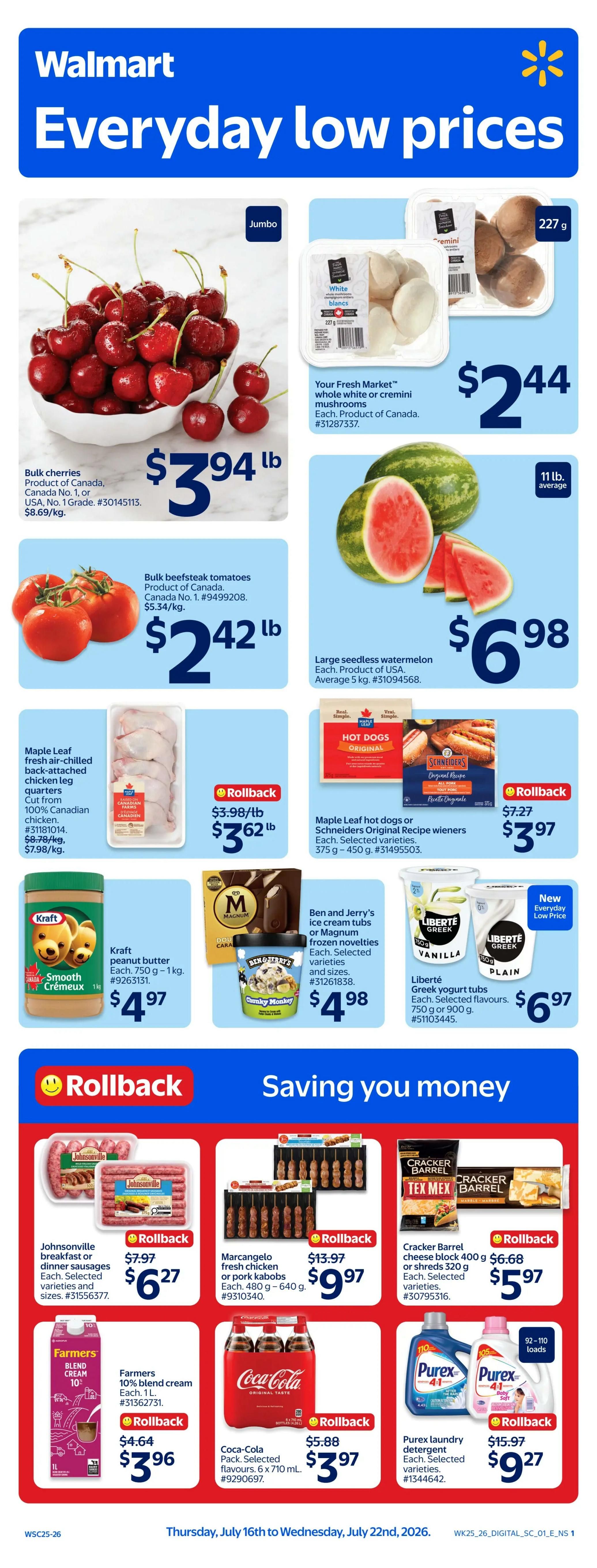 Walmart (Atlantic) Flyer July 16 to 22