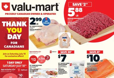 Valu-mart Flyer July 16 to 22