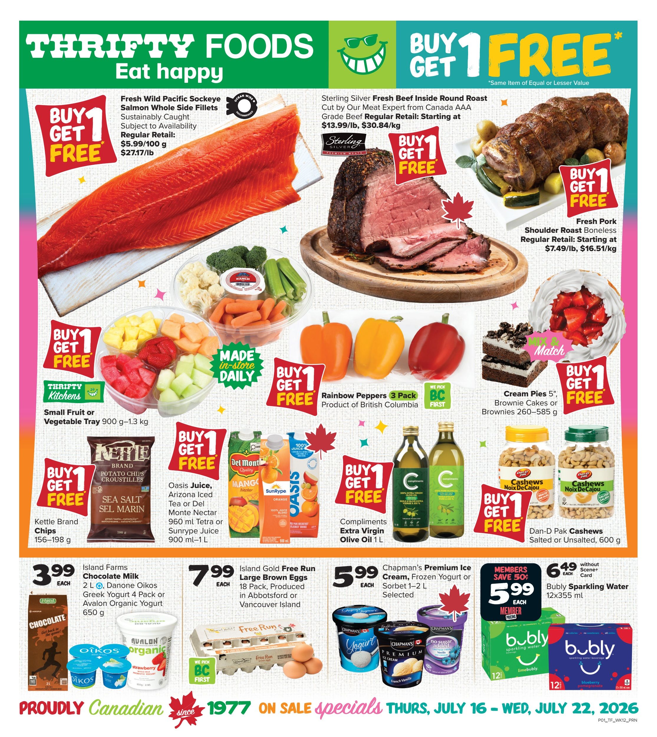 Thrifty Foods Flyer July 16 to 22