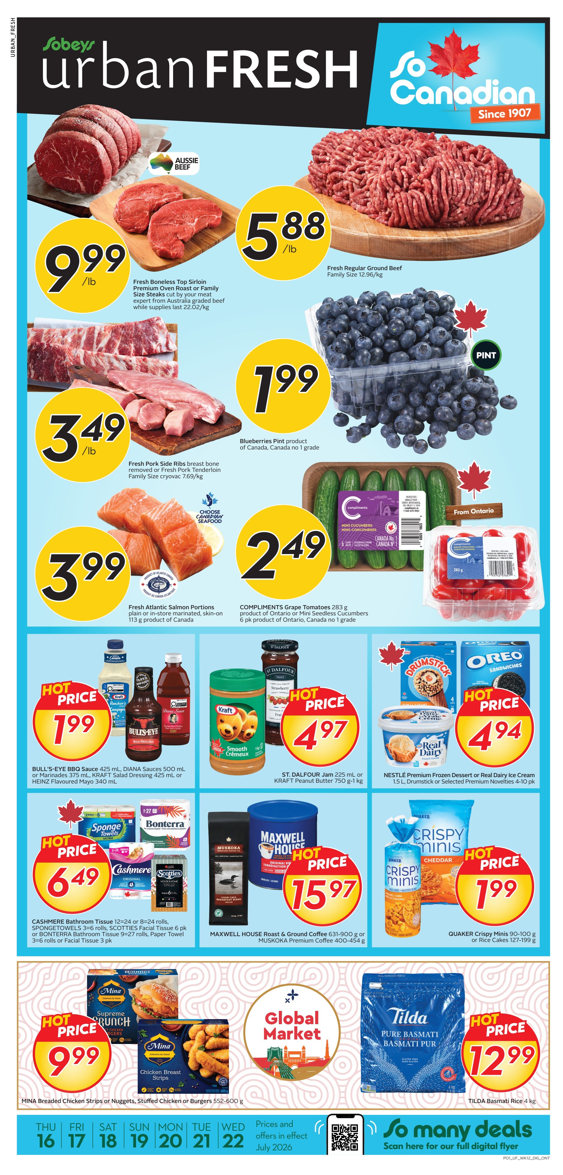 Sobeys Urban Fresh Flyer July 16 to 22