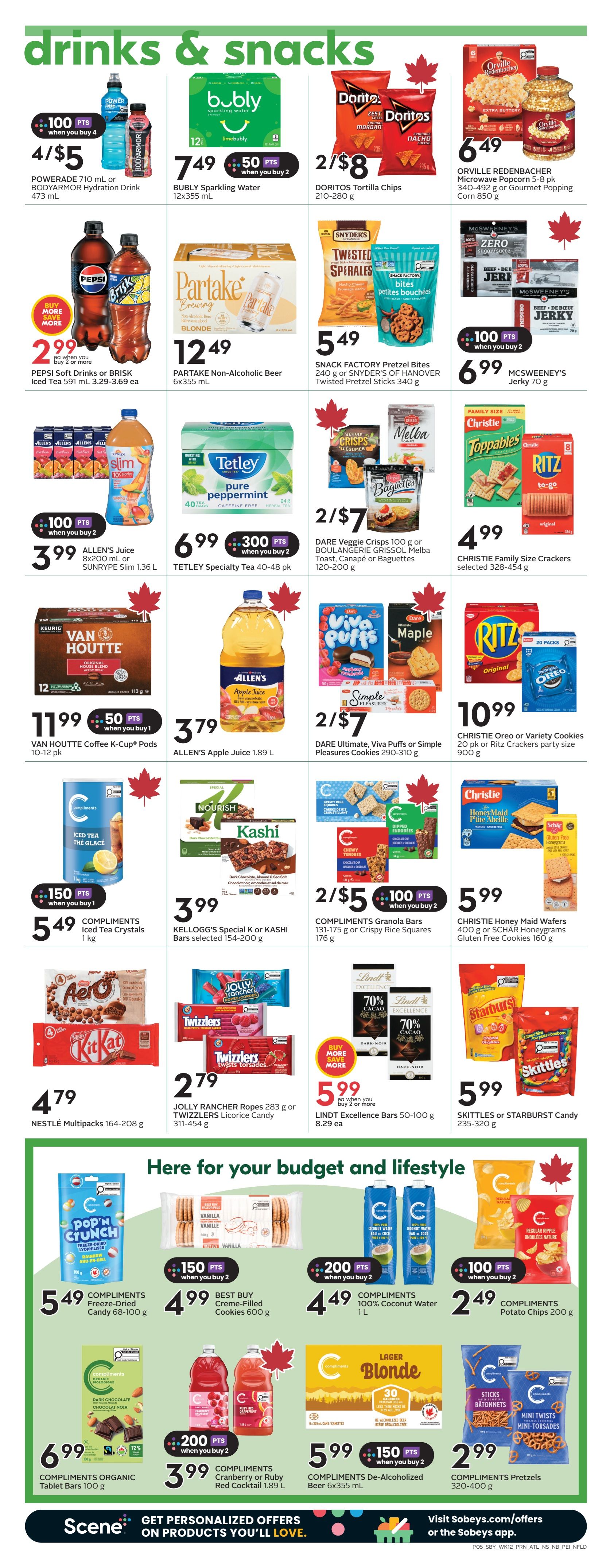 Sobeys (Atlantic) Flyer July 16 to 22