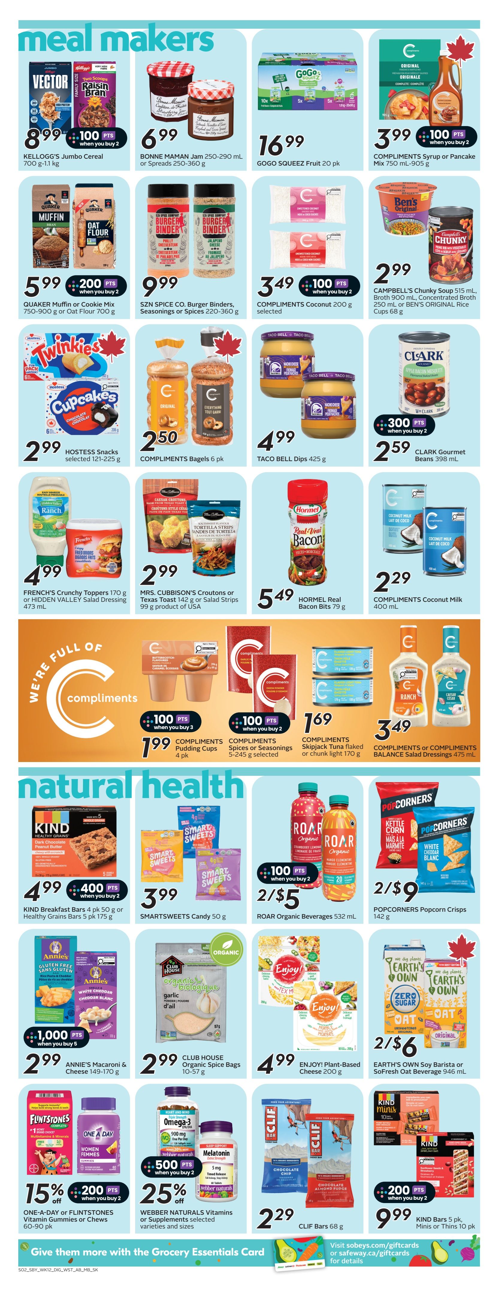 Sobeys/Safeway (SK & MB) Flyer July 16 to 22