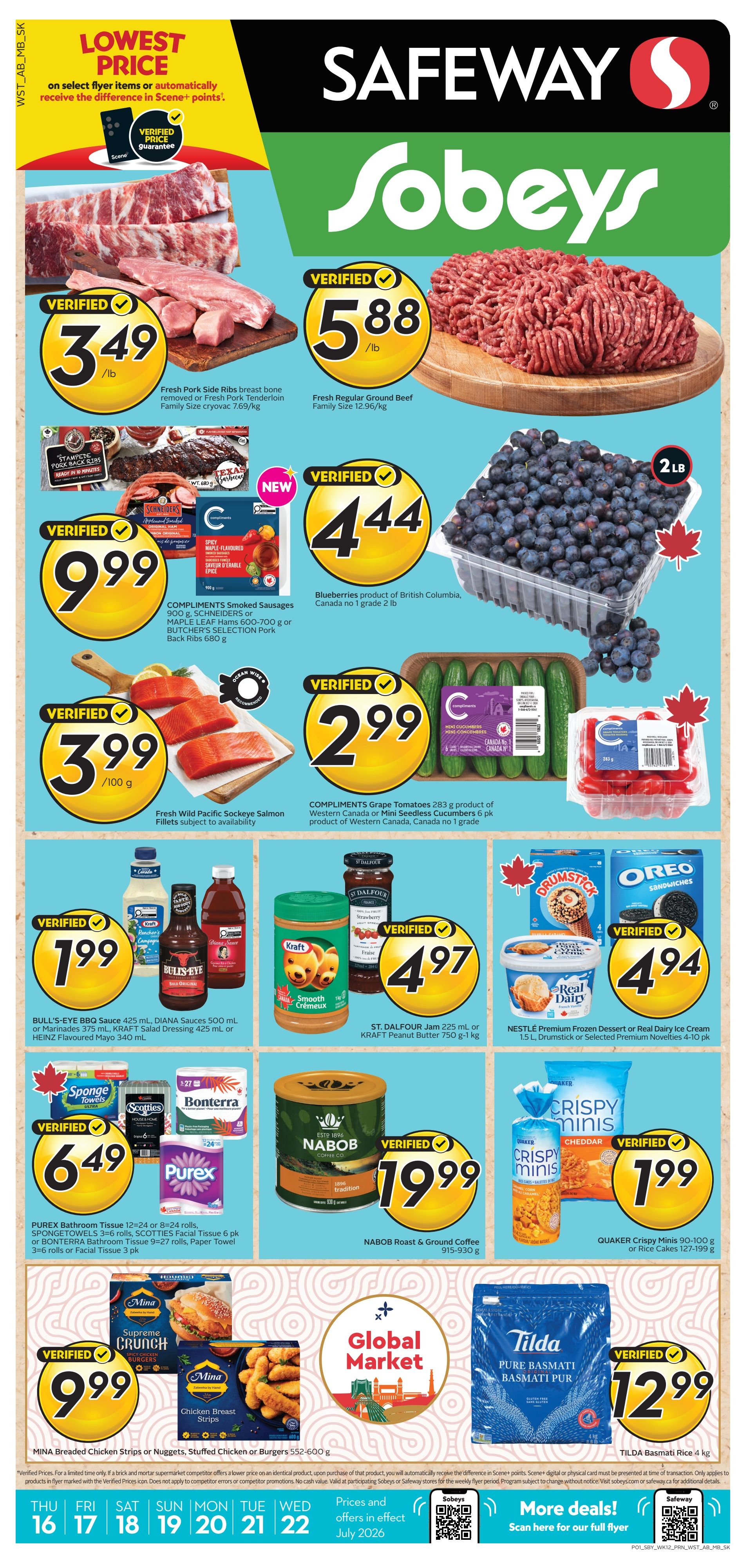 Sobeys/Safeway (SK & MB) Flyer July 16 to 22