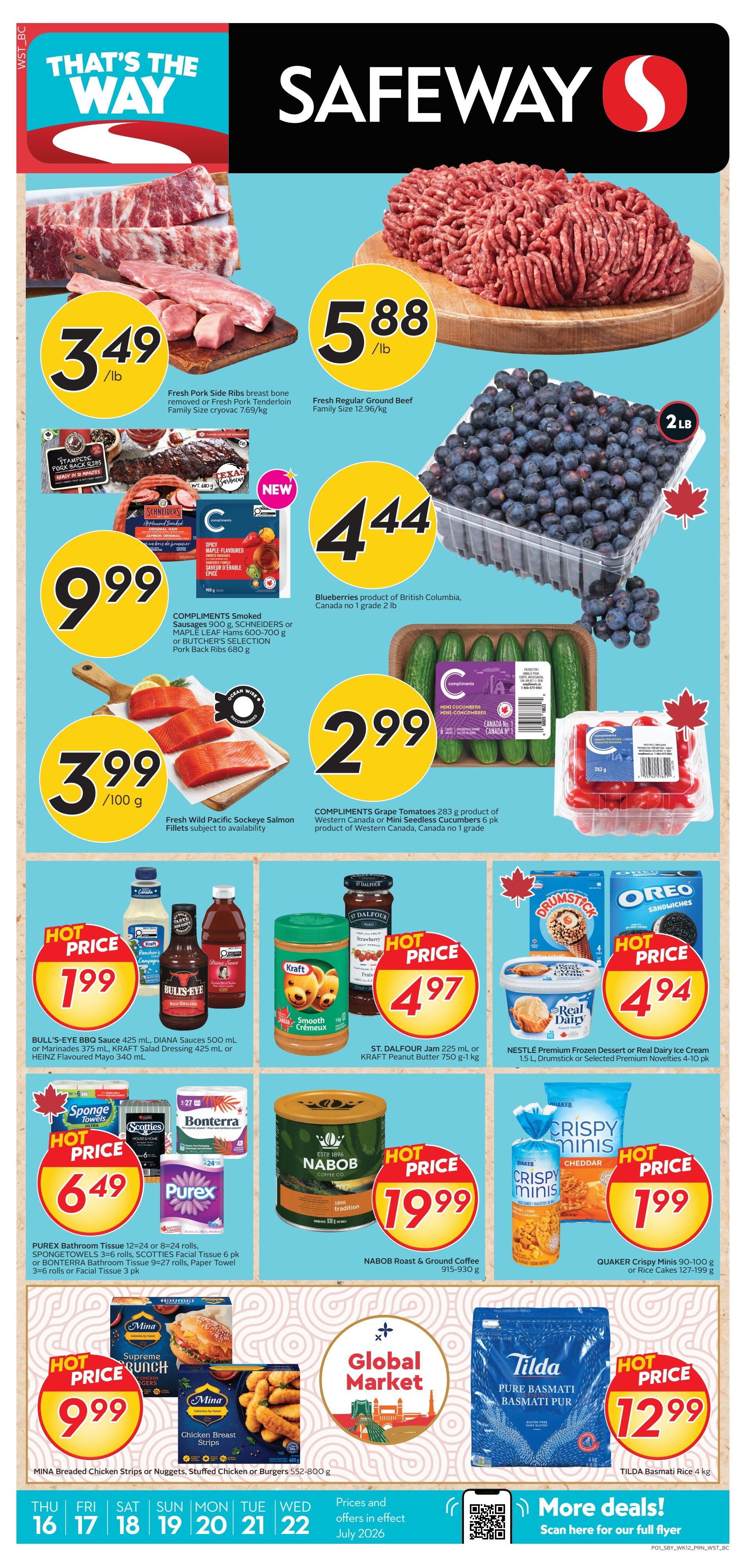 Safeway (BC) Flyer July 16 to 22