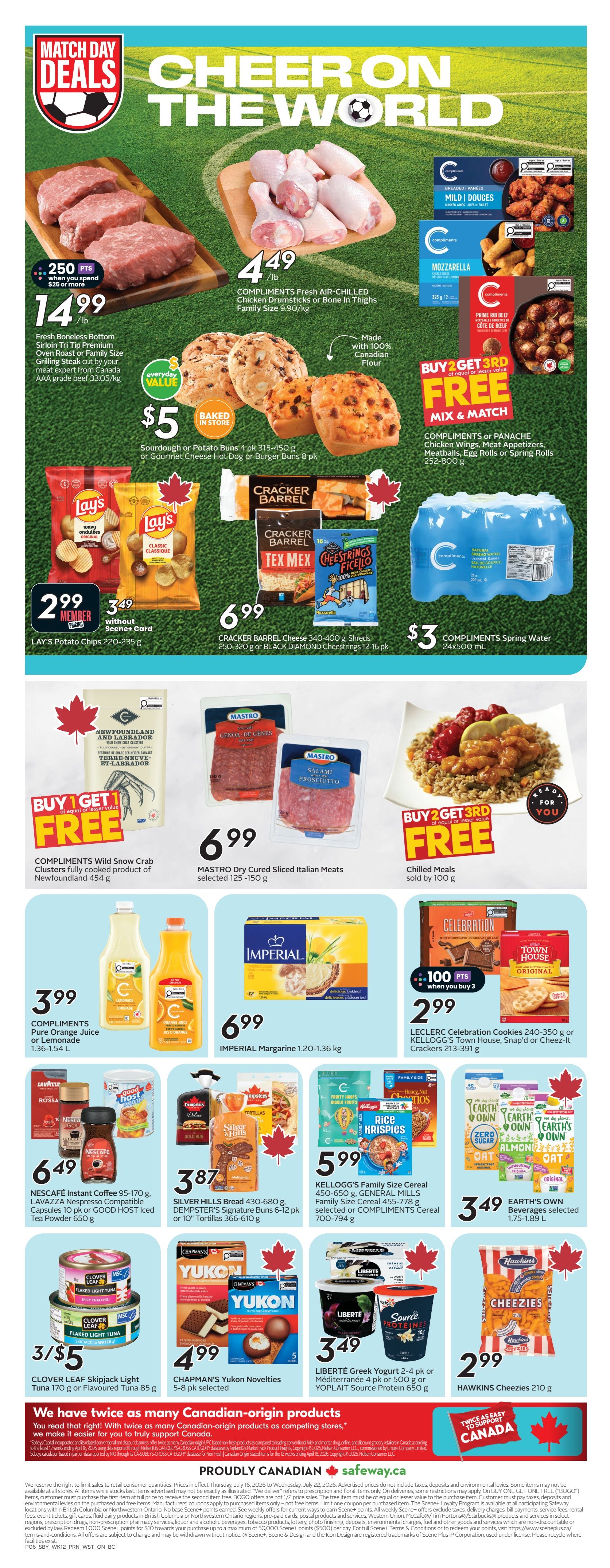 Safeway (BC) Flyer July 16 to 22