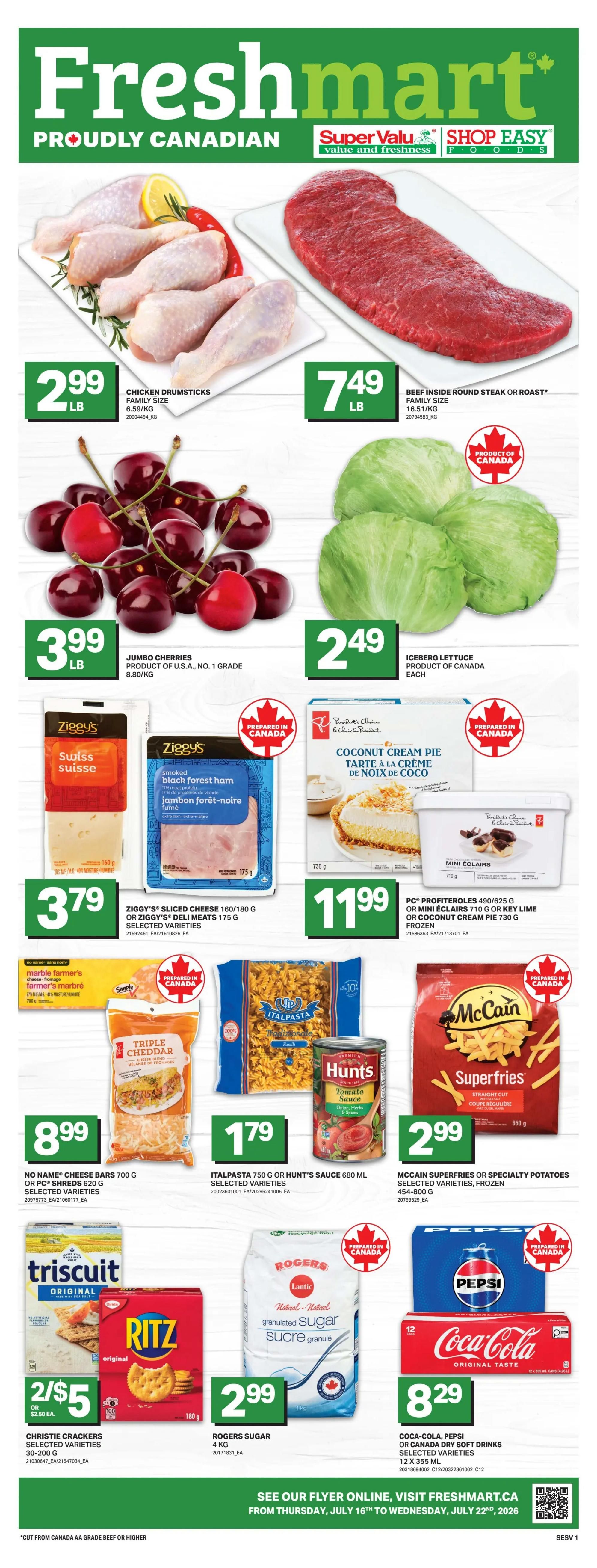 Shop Easy & SuperValu Flyer July 16 to 22