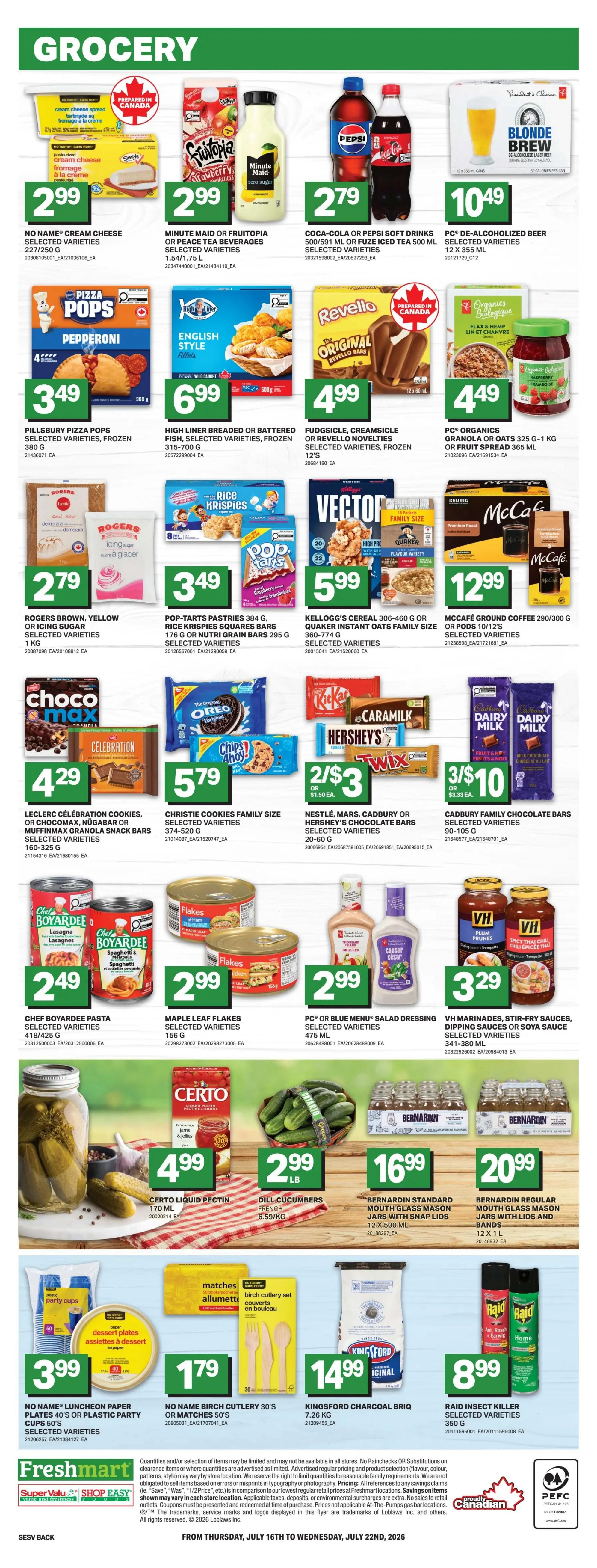 Shop Easy & SuperValu Flyer July 16 to 22