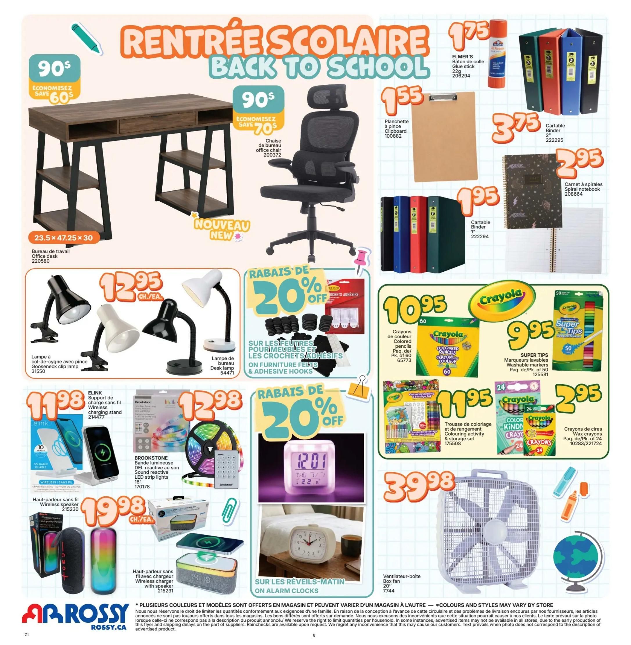 Rossy Flyer July 16 to 22