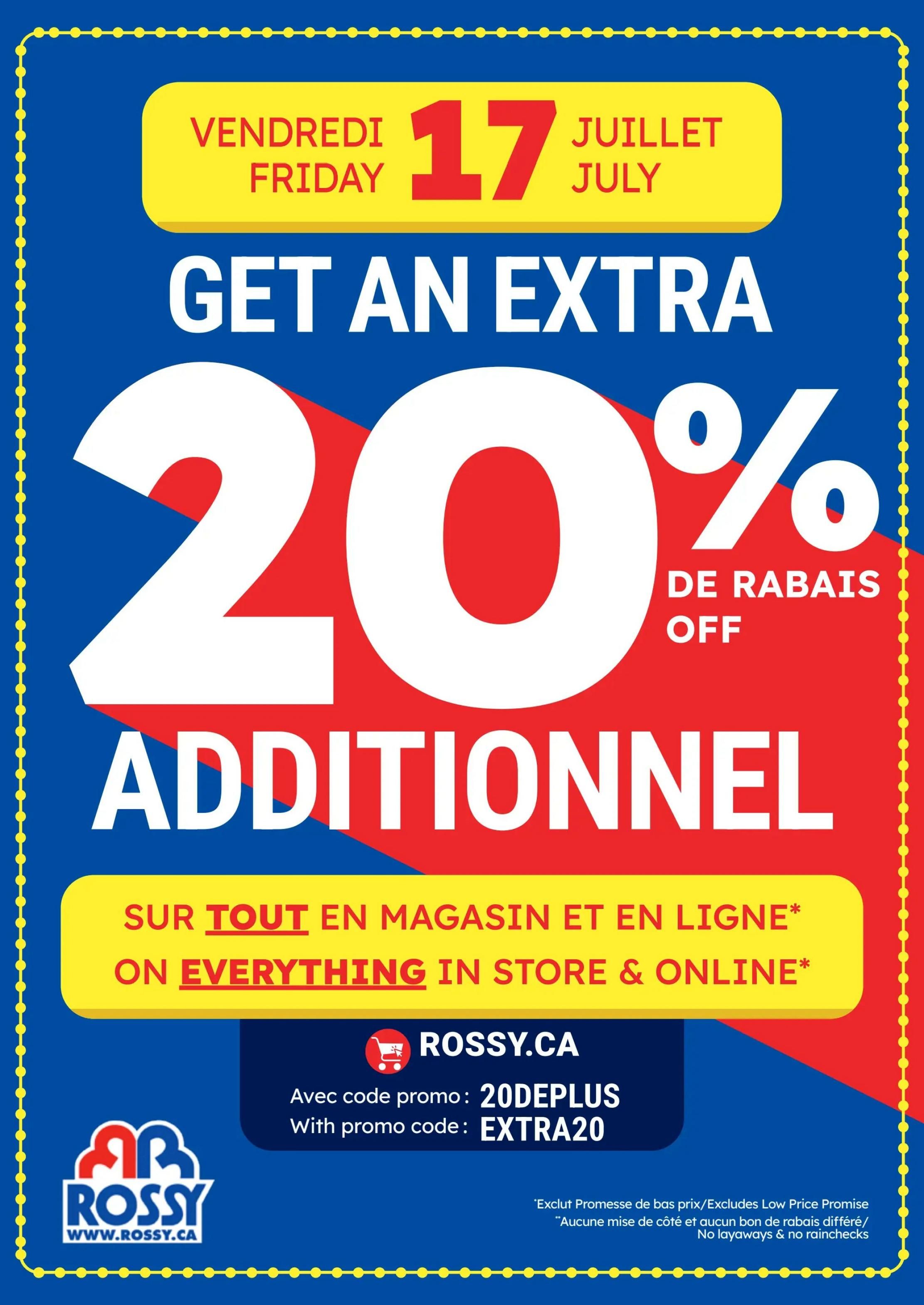 Rossy Flyer July 16 to 22