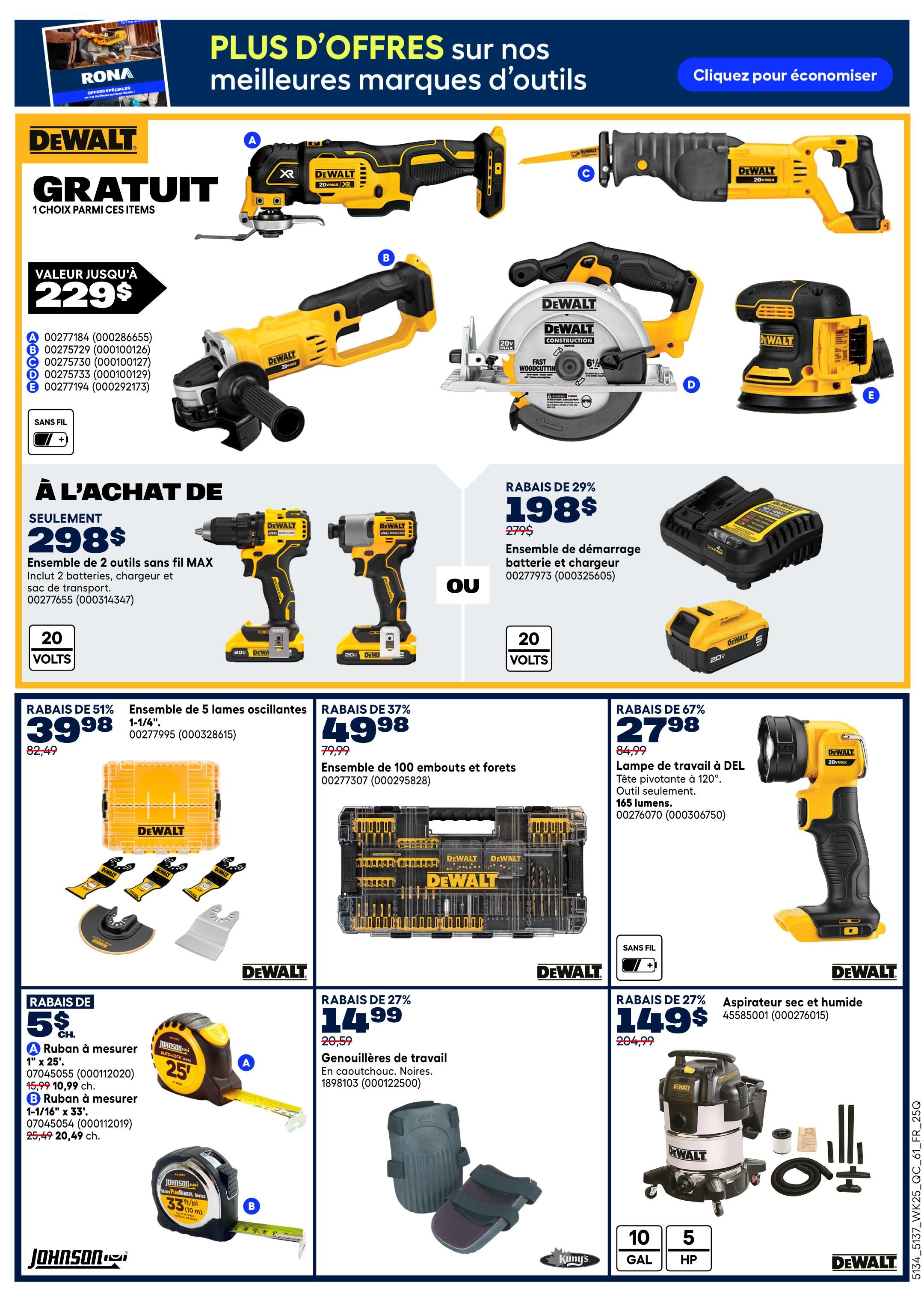 Rona & Rona+ (QC) Flyer July 16 to 29