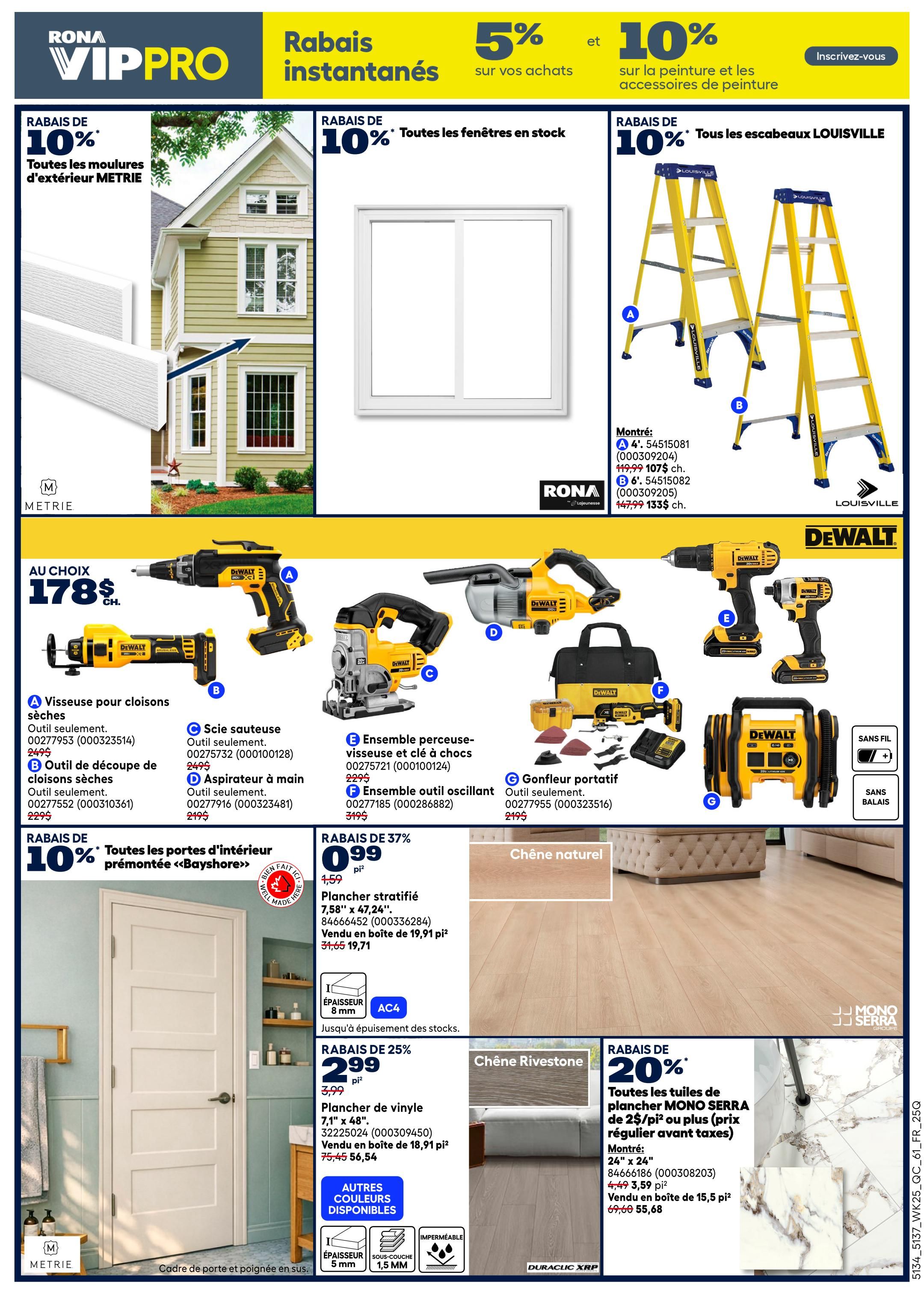 Rona & Rona+ (QC) Flyer July 16 to 29