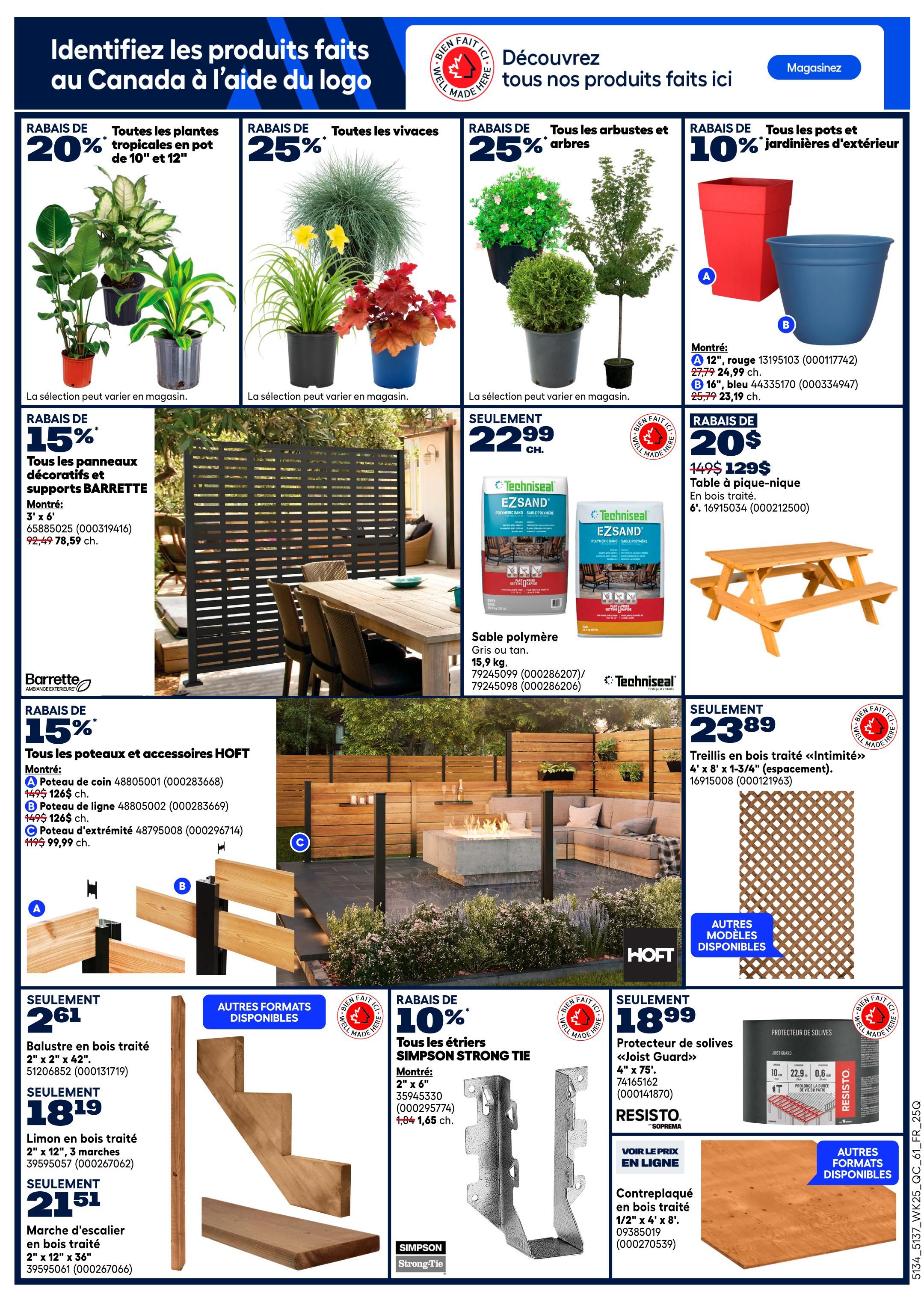 Rona & Rona+ (QC) Flyer July 16 to 29